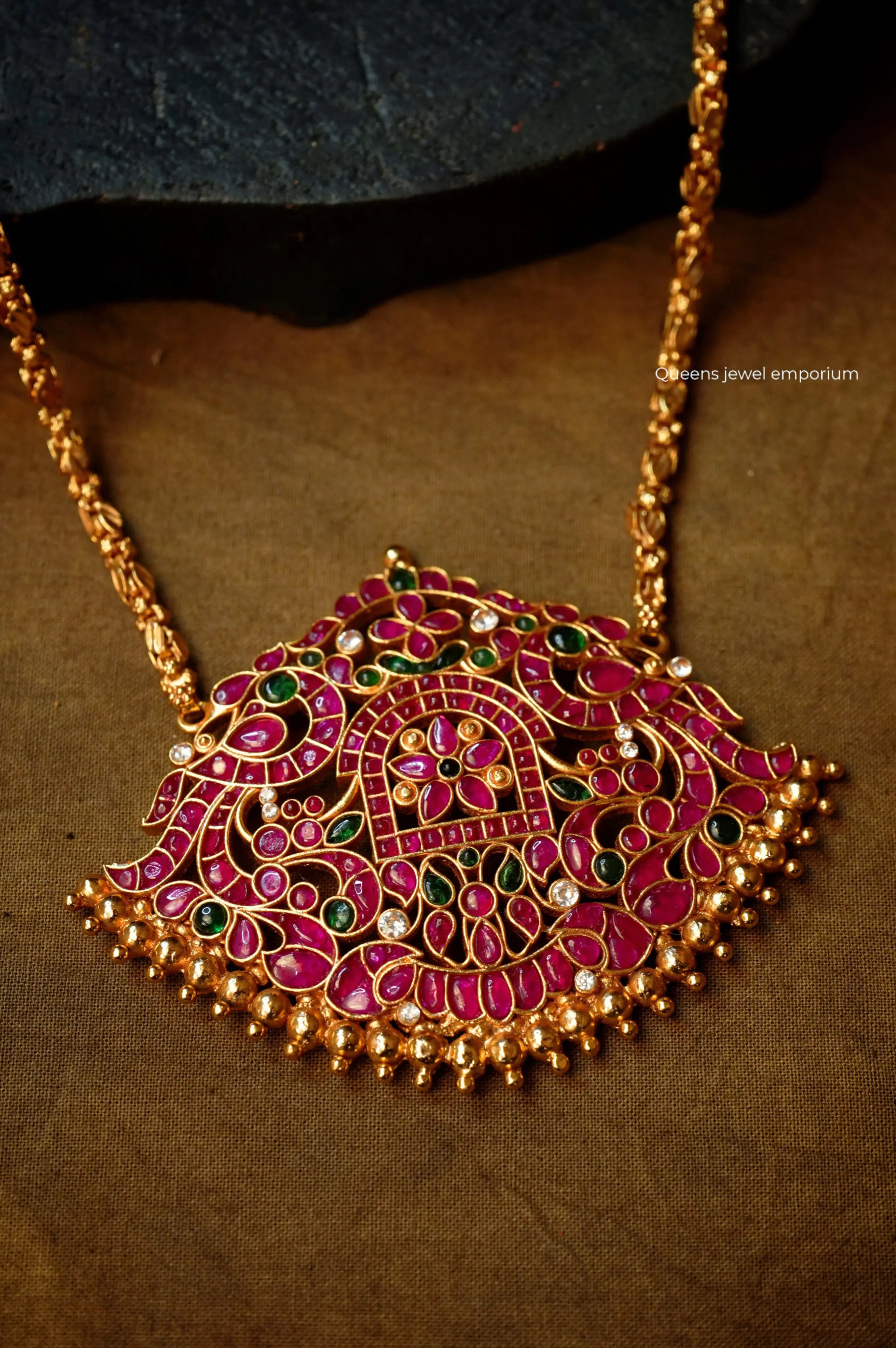ANUPAMA VINTAGE LONG CHAIN - Queens Jewel Emporium