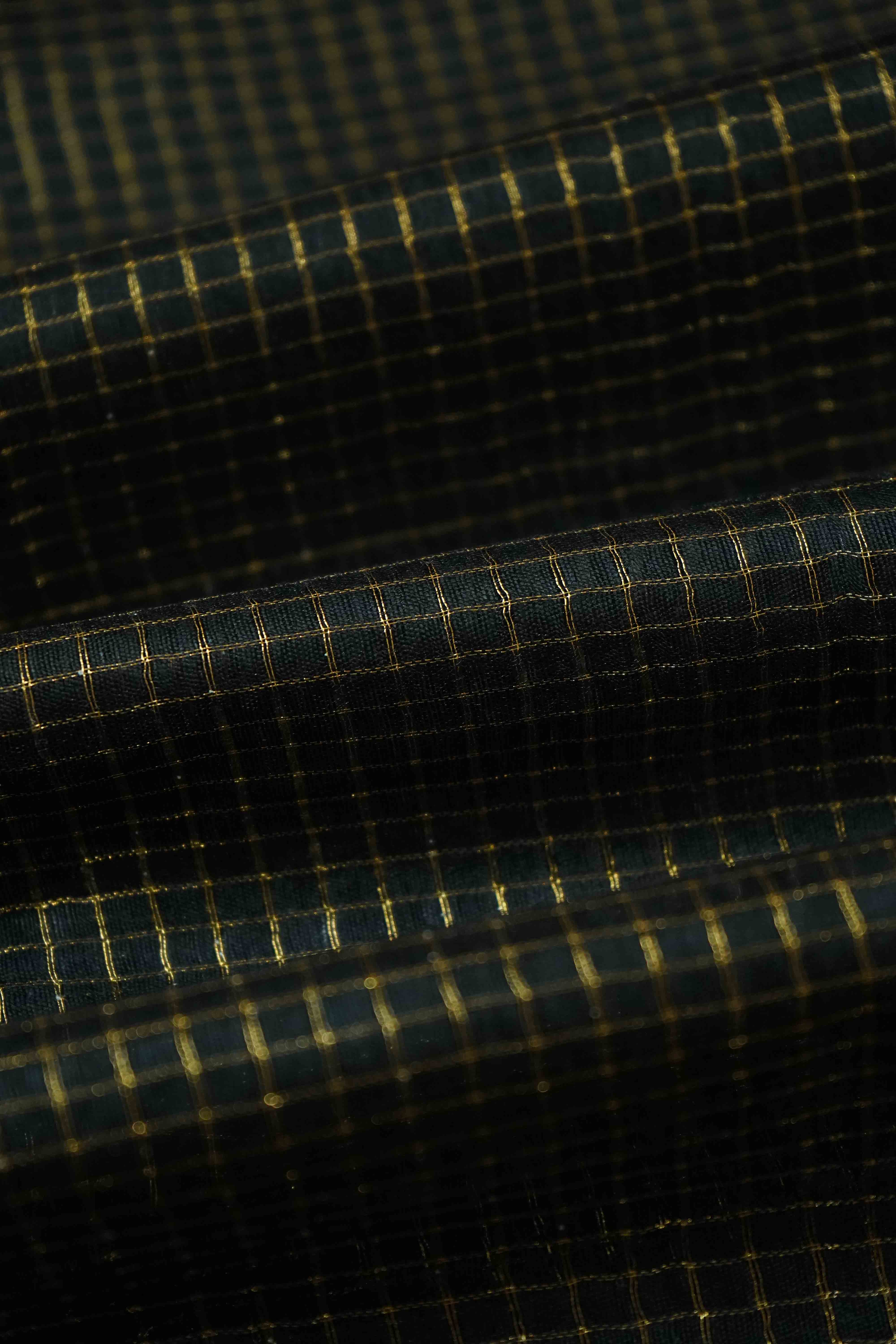 BLACK MAHESHWARI SAREE - Queens Jewel Emporium