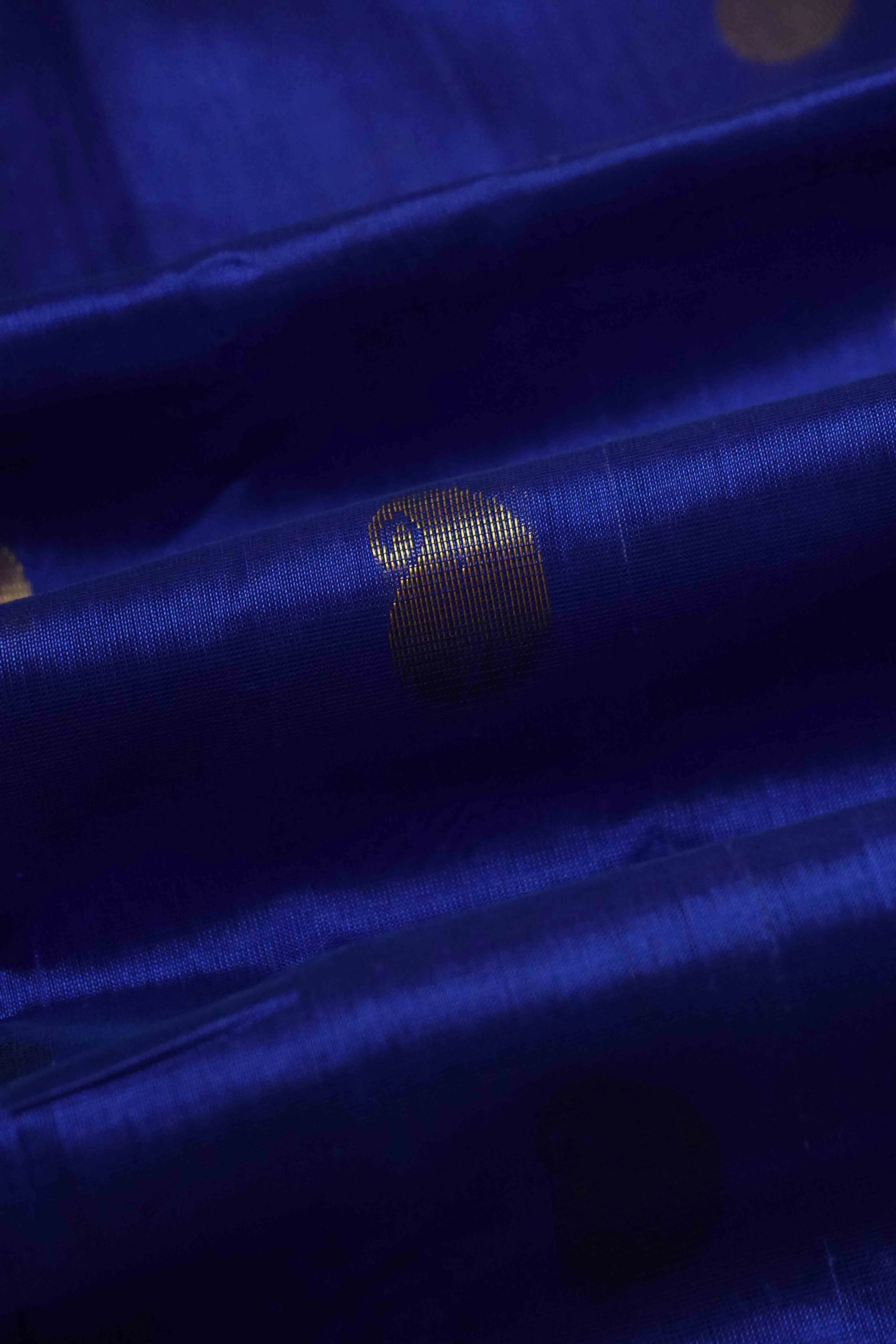BLUE ORCHID PURE KANCHI SILK COTTON - Queens Jewel Emporium