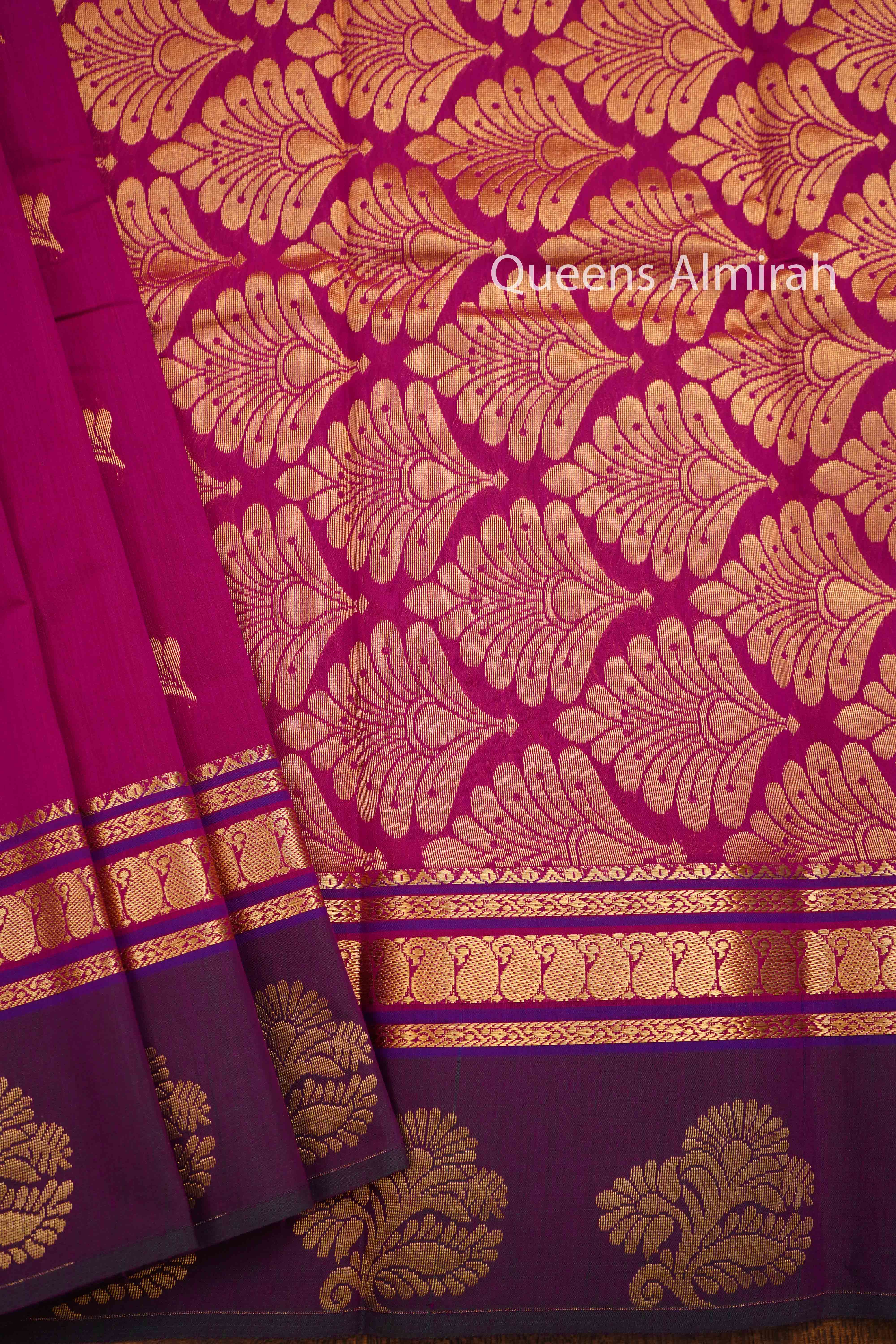 BURNT PINK PURE SILK COTTON - Queens Jewel Emporium