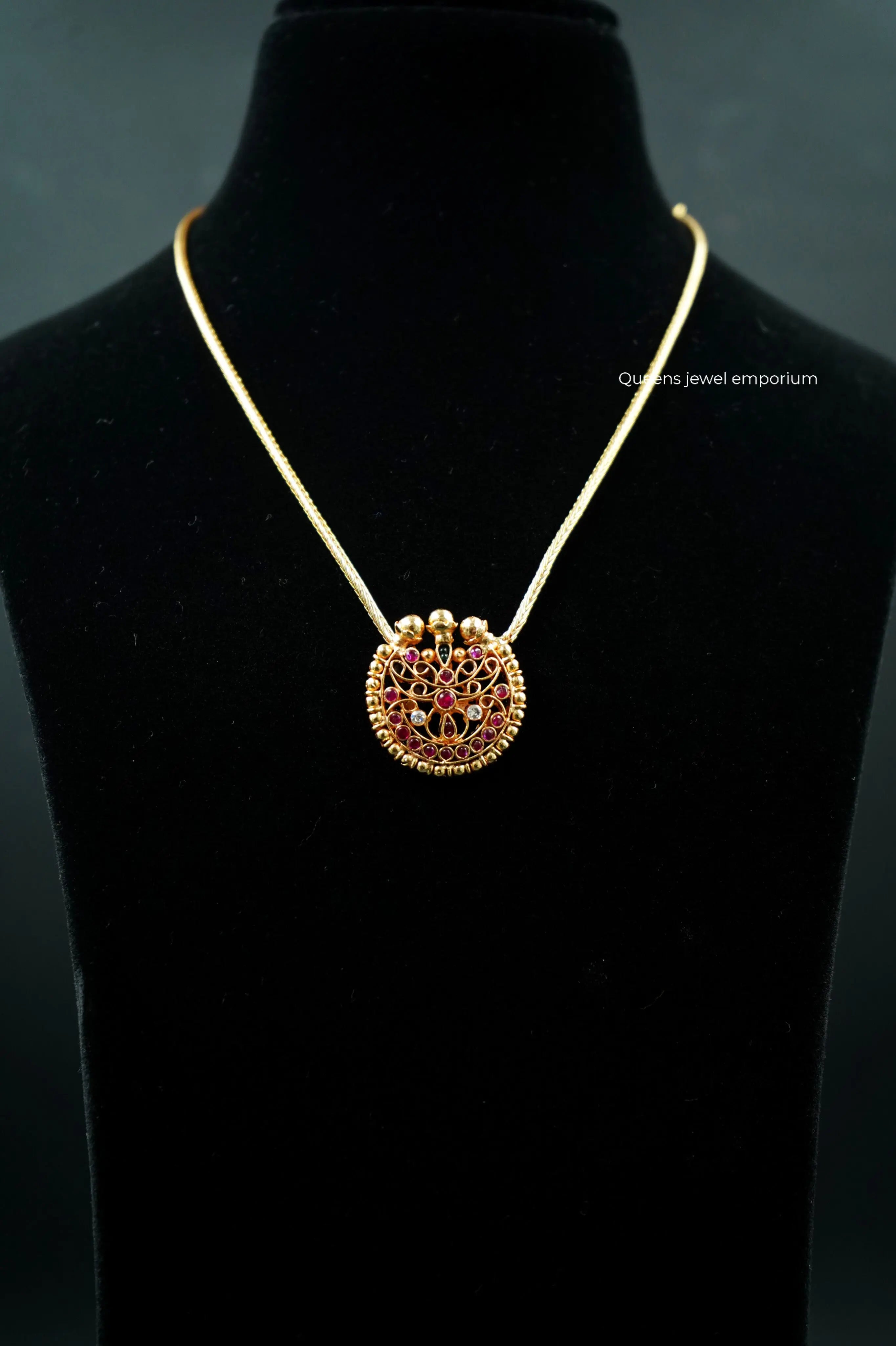 CHANDIRAN NECKLACE - Queens Jewel Emporium