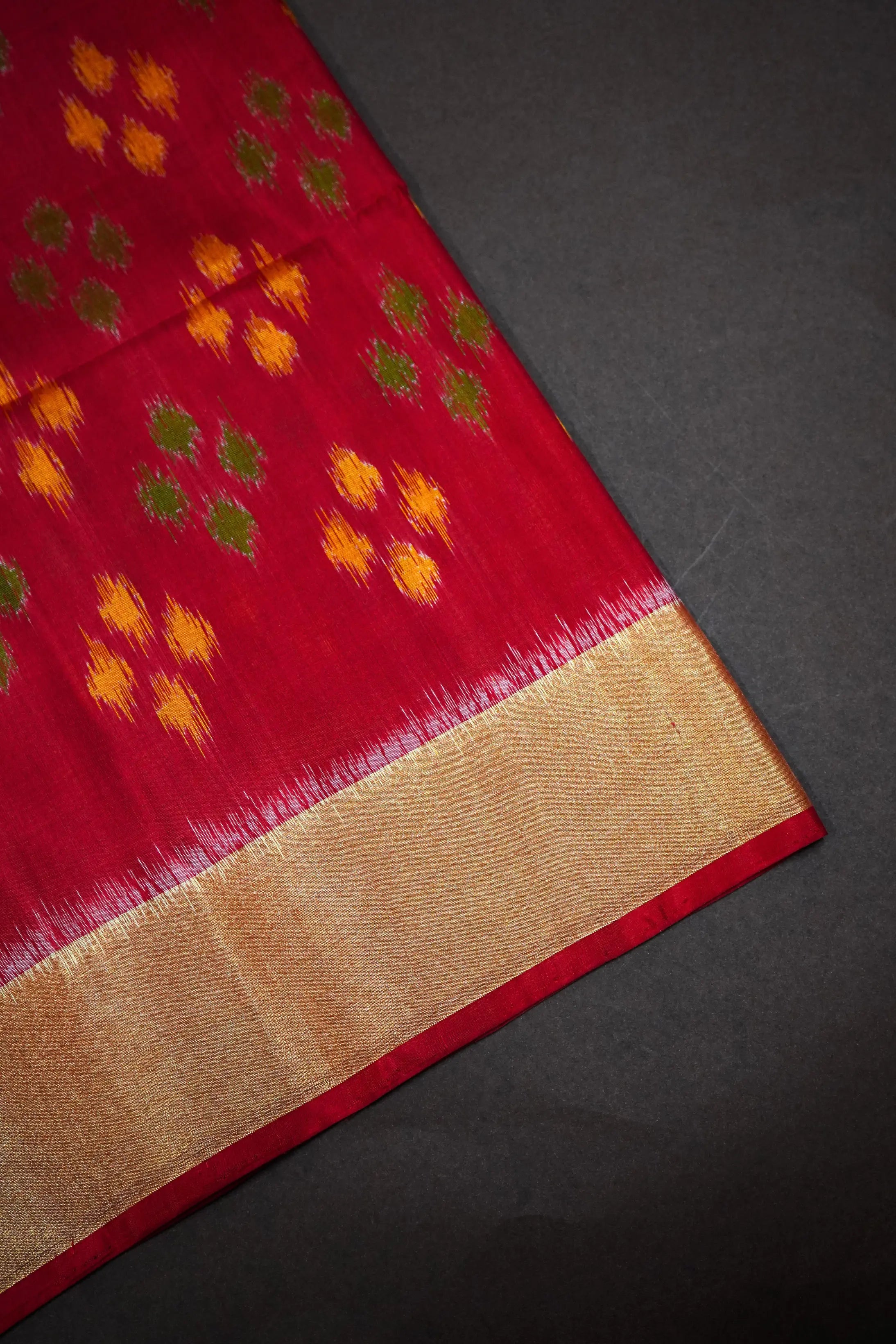 COBALT BLUE AND WINE SOFT SILK SAREE - Queens Jewel Emporium