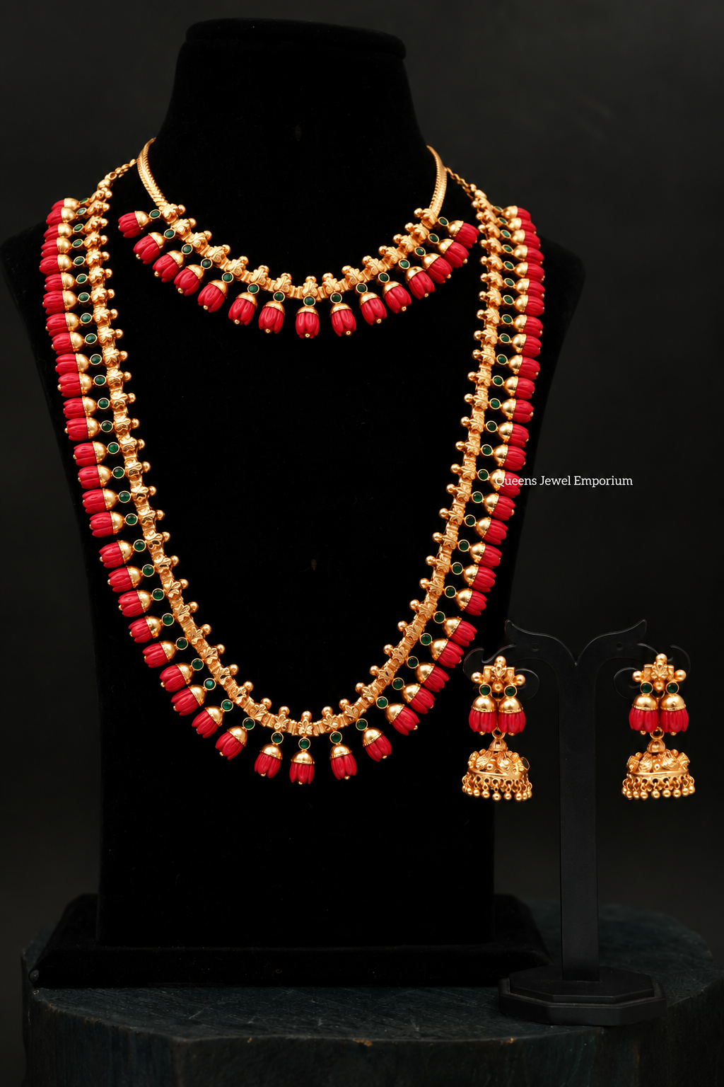 Pavalamalli Combo - Red