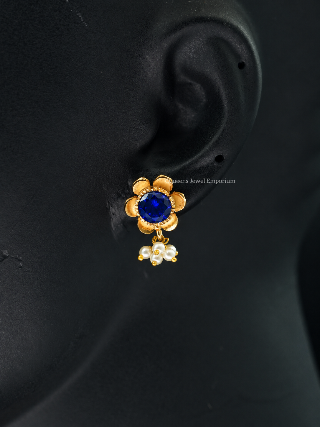 Poongothai Necklace - Blue