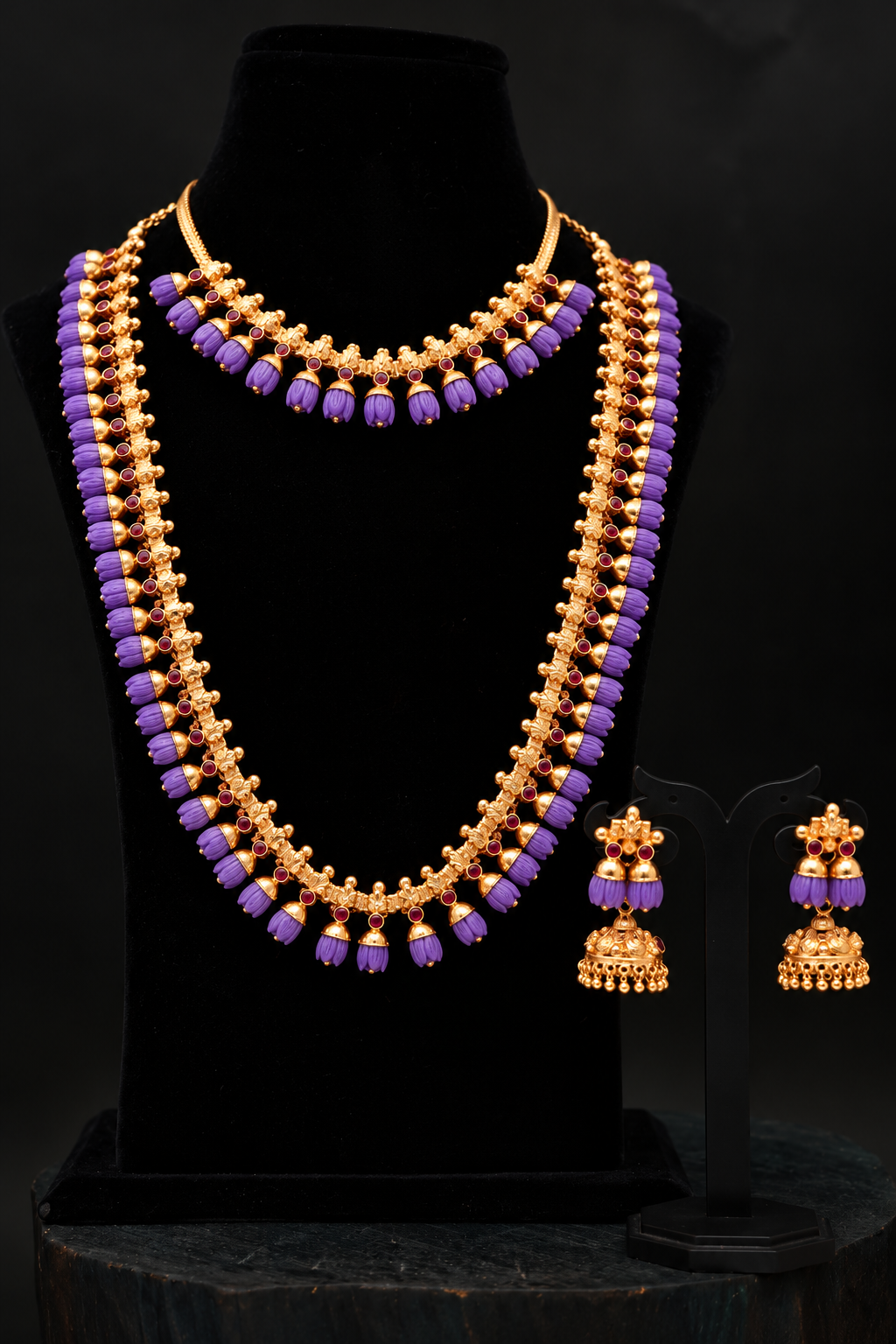 Pavalamalli Combo - Violet