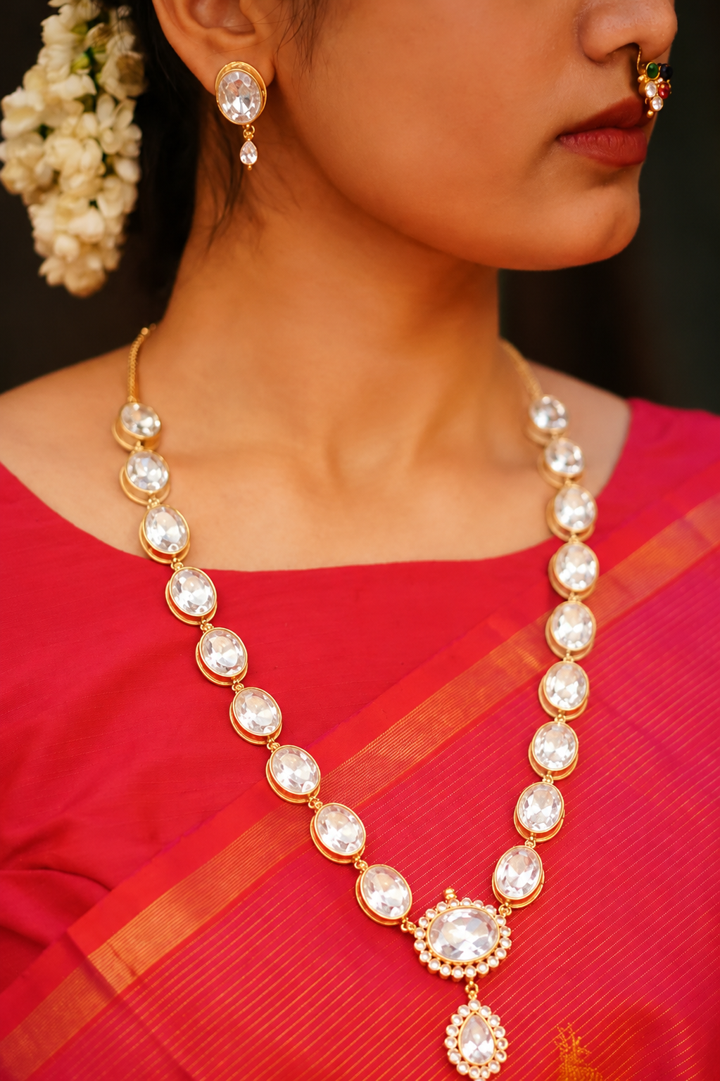 Chamundi Devi Haram - White