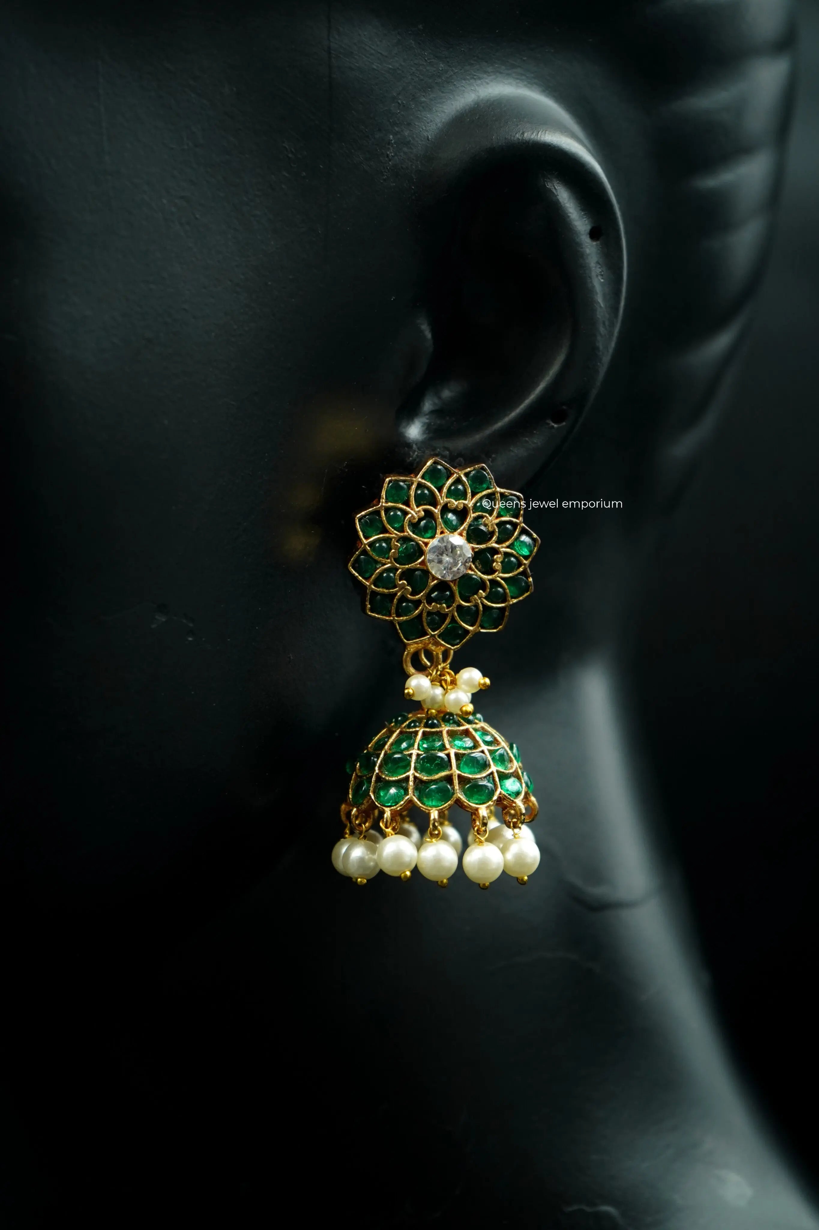DANYA KEMP JHUMKA - Queens Jewel Emporium