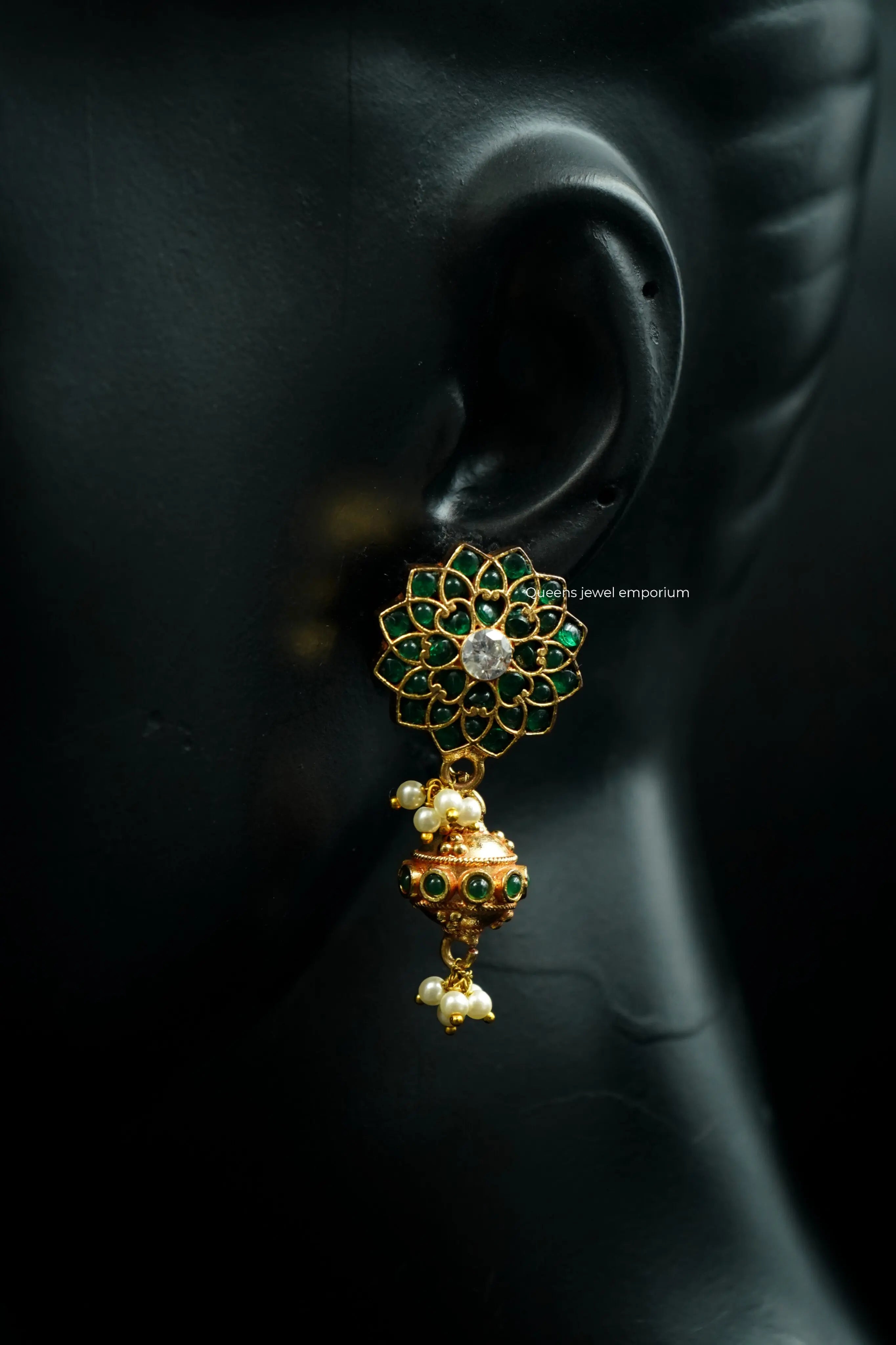 DANYA KEMP JHUMKA - Queens Jewel Emporium