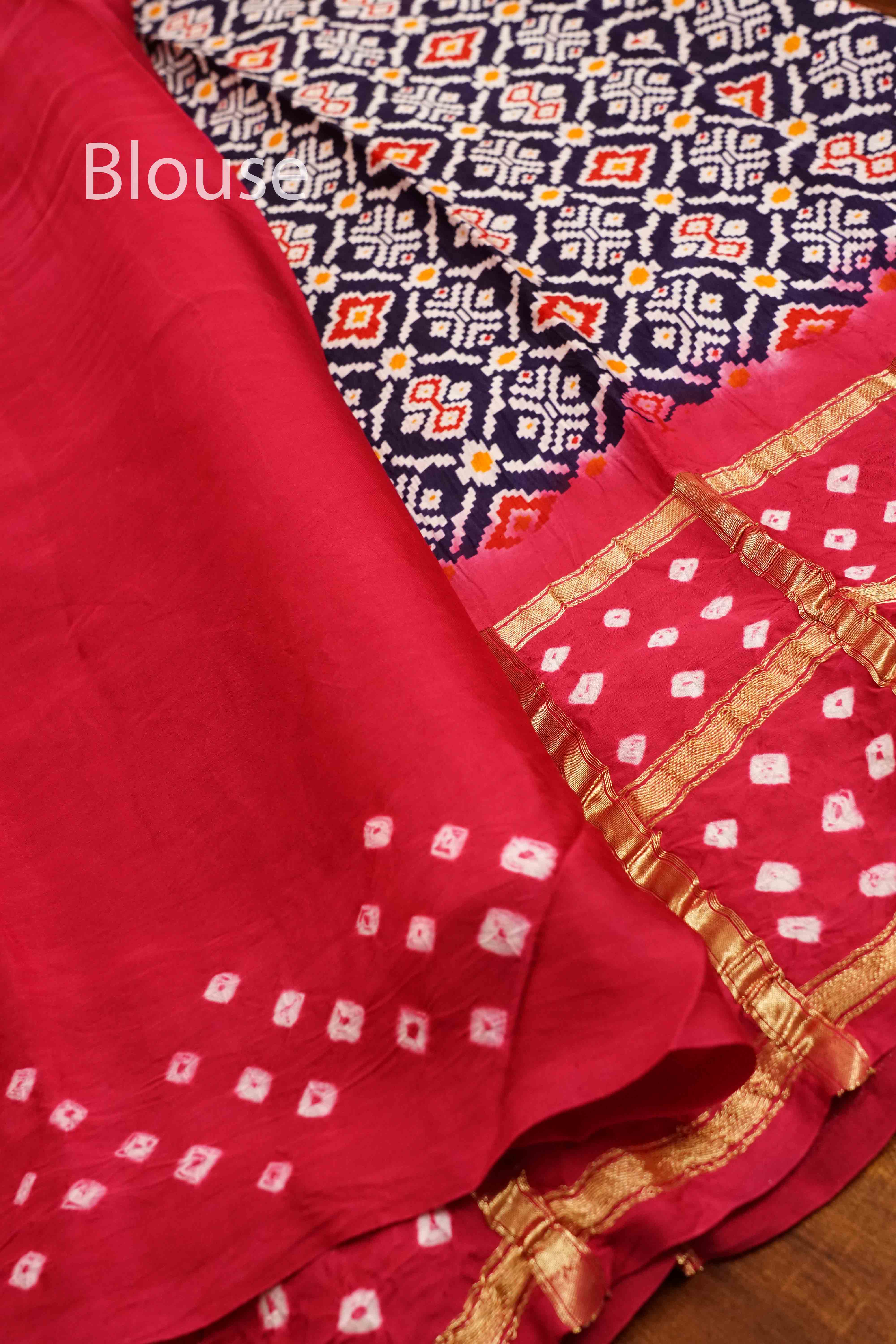 DARK LAVENDER WITH FADED PINK MODAL SILK SAREE - Queens Jewel Emporium