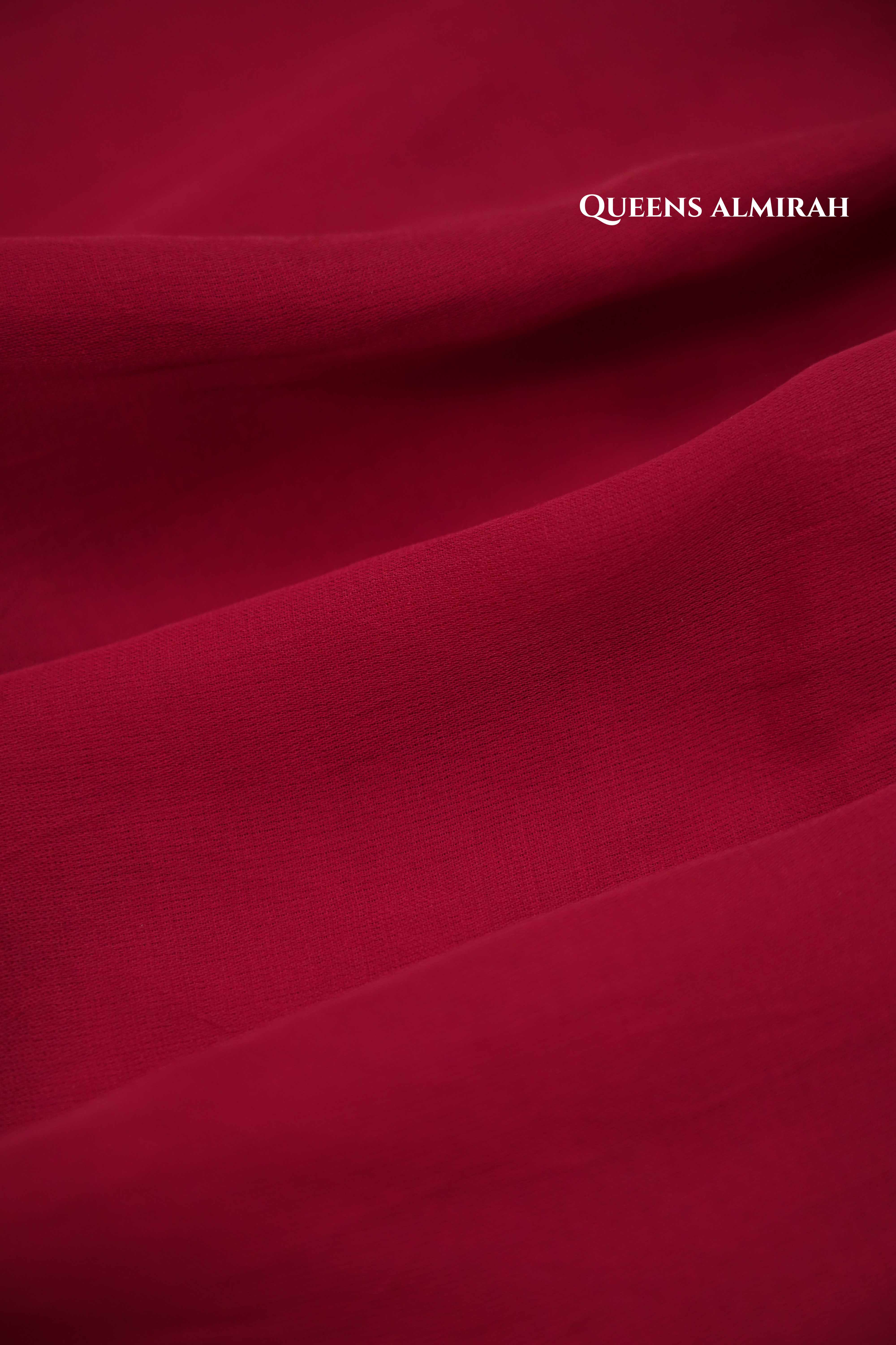 DARK MAROON MODAL SILK SAREE - Queens Jewel Emporium