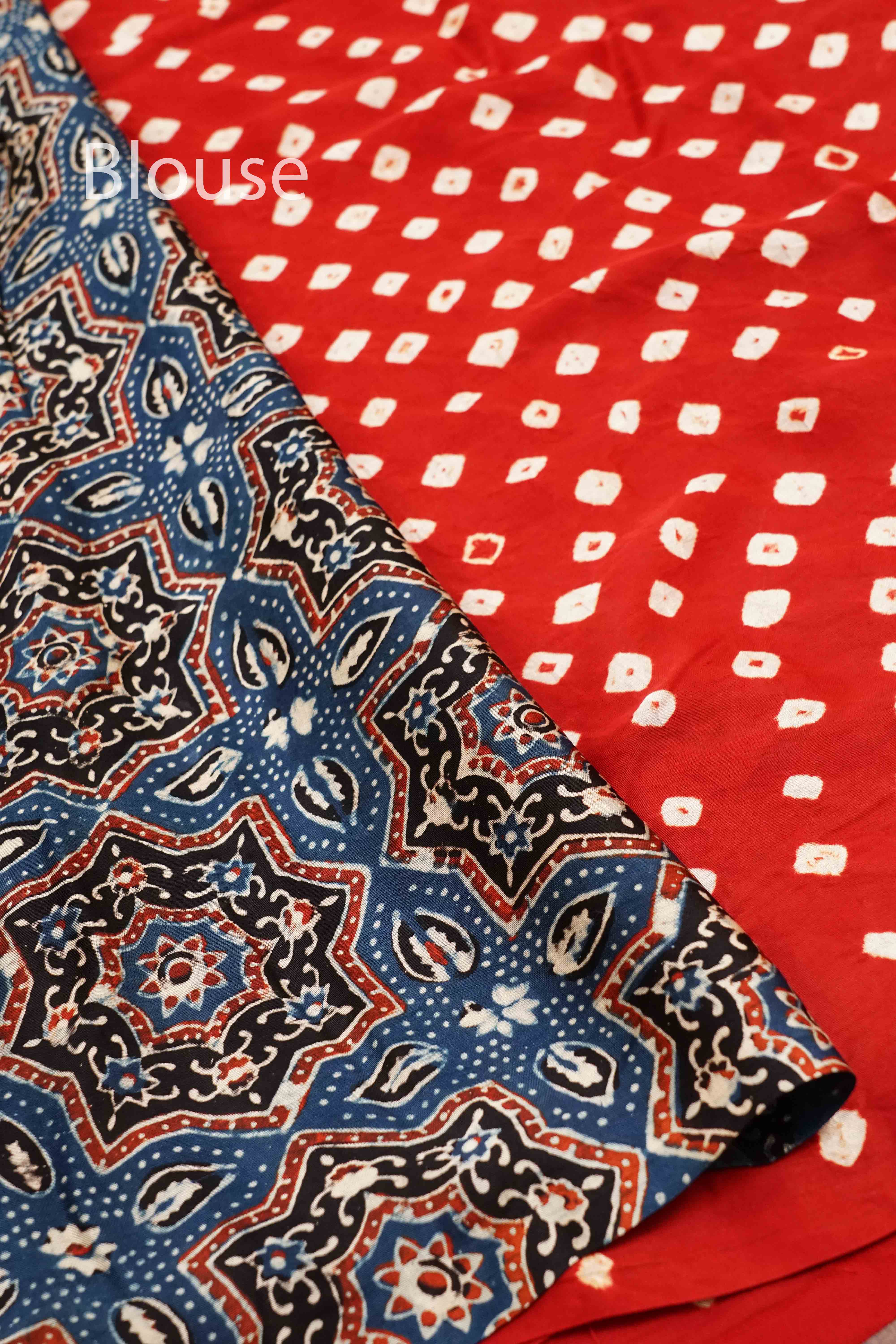 DARK RED MODAL SILK SAREE - Queens Jewel Emporium