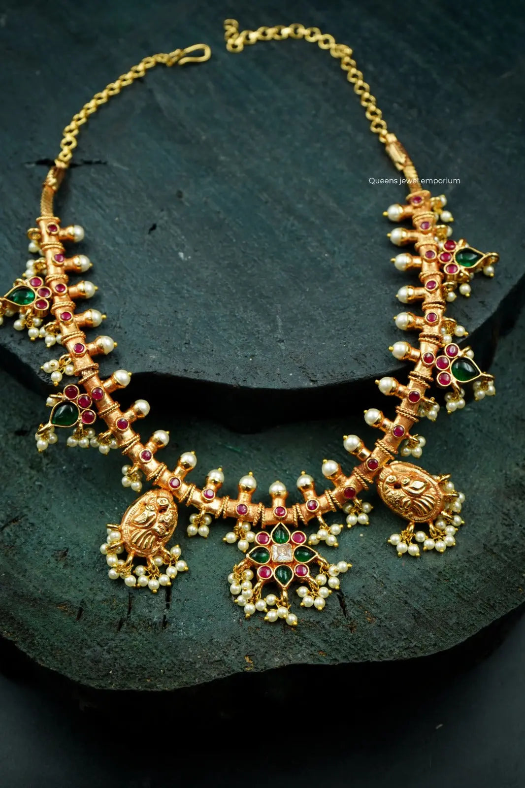 DEEPTI GUTTA PUSALU NECKLACE - Queens Jewel Emporium