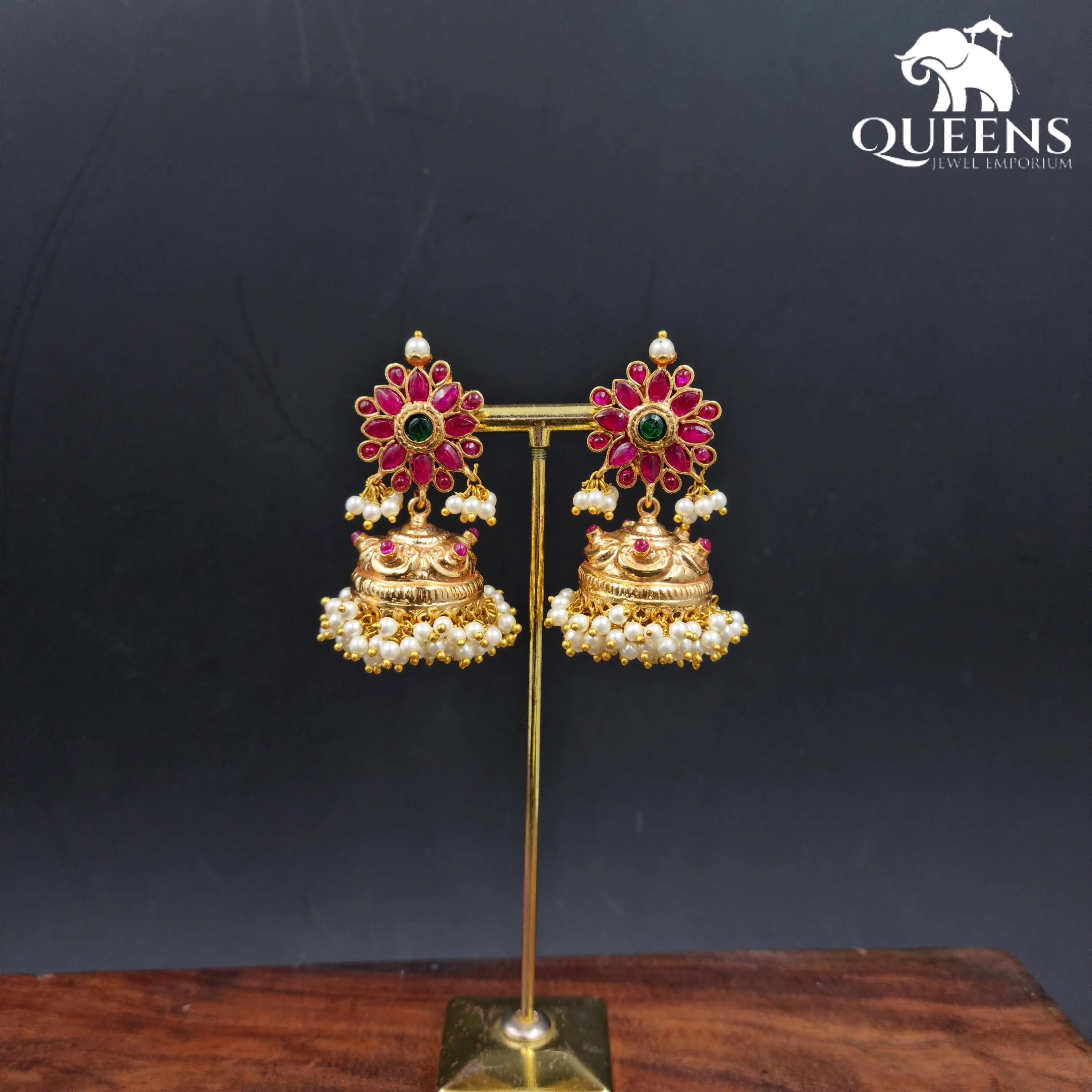 DHANVANDHIGAI NAGAS JUMKA - Queens Jewel Emporium