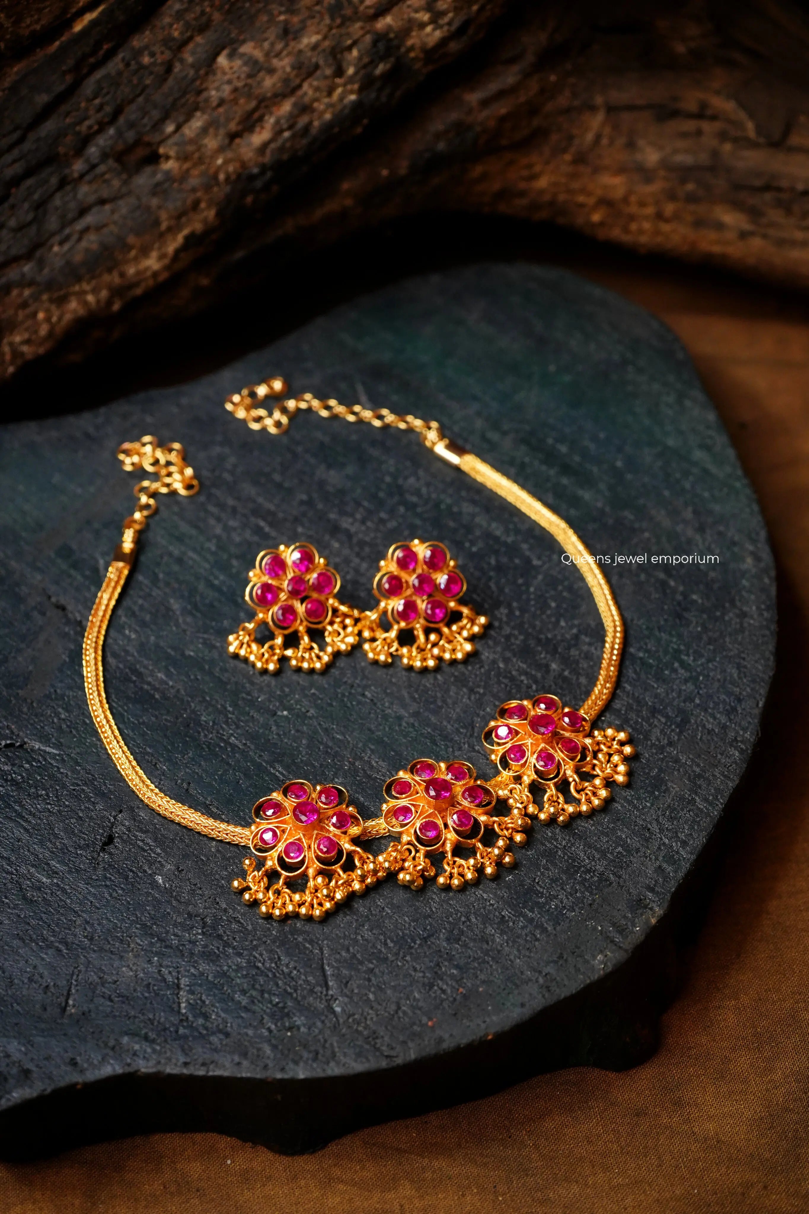 DHEEMA RETRO CHOKER - Queens Jewel Emporium