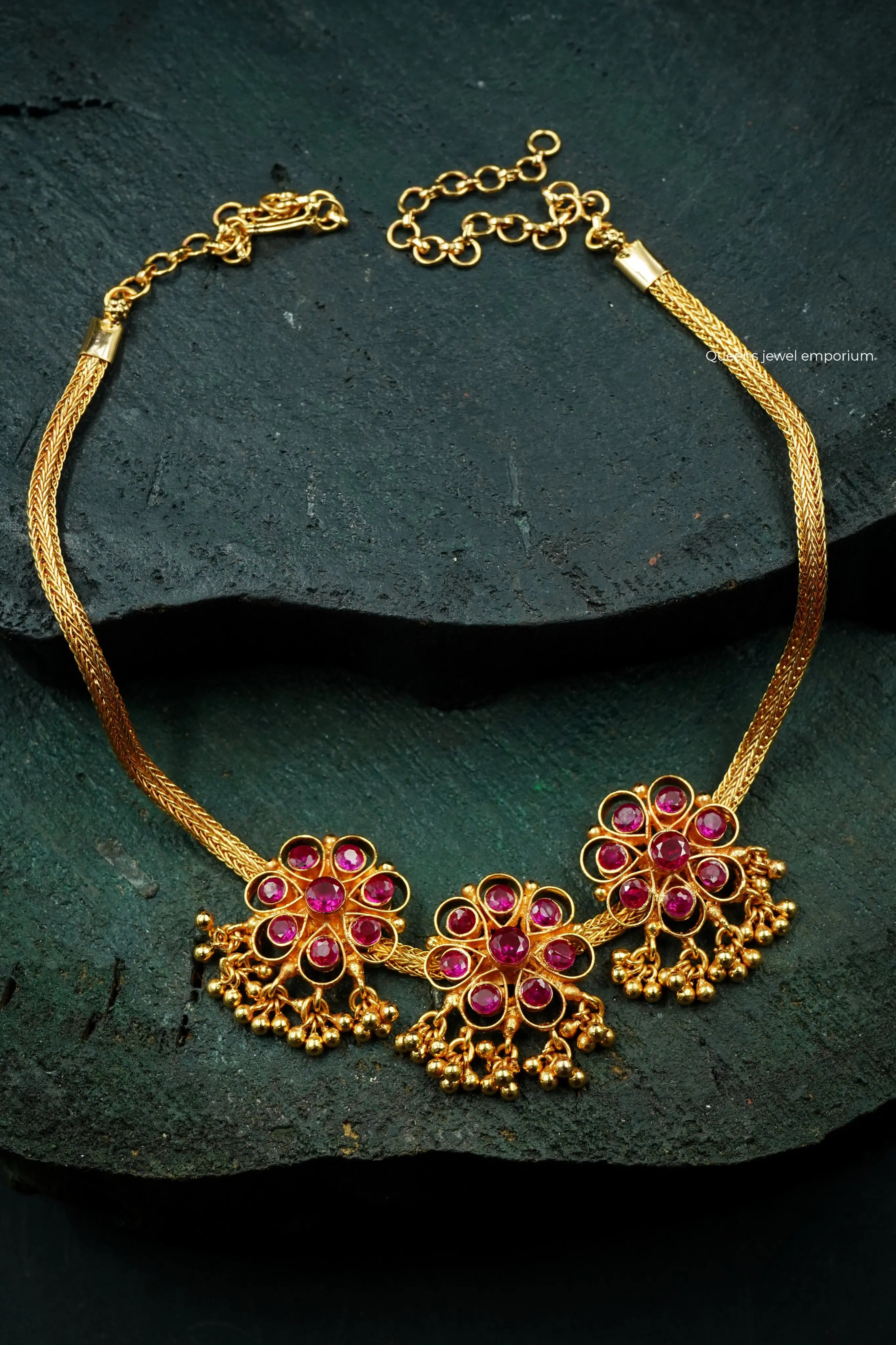 DHEEMA RETRO CHOKER - Queens Jewel Emporium