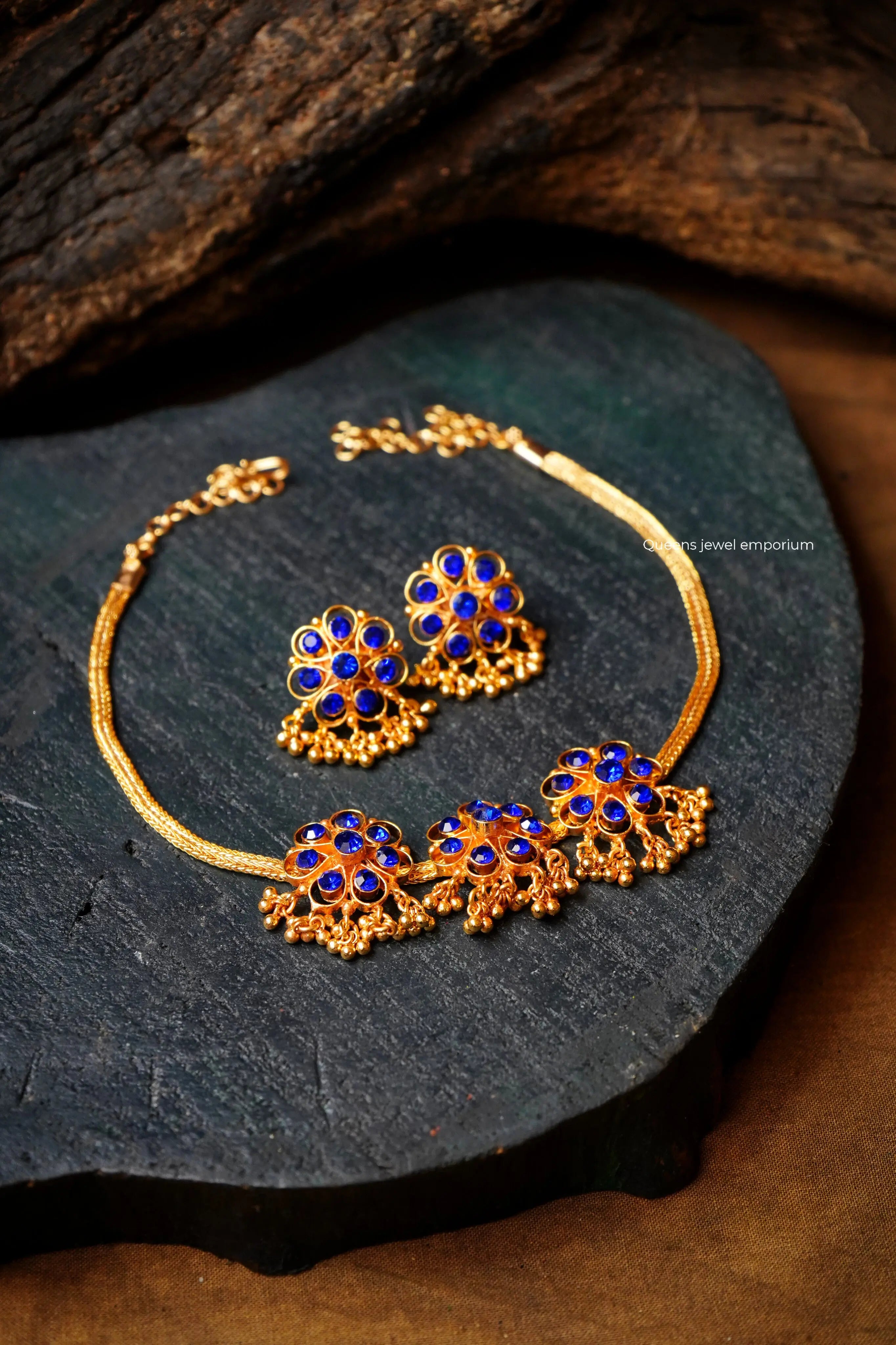 DHEEMA RETRO CHOKER - Queens Jewel Emporium