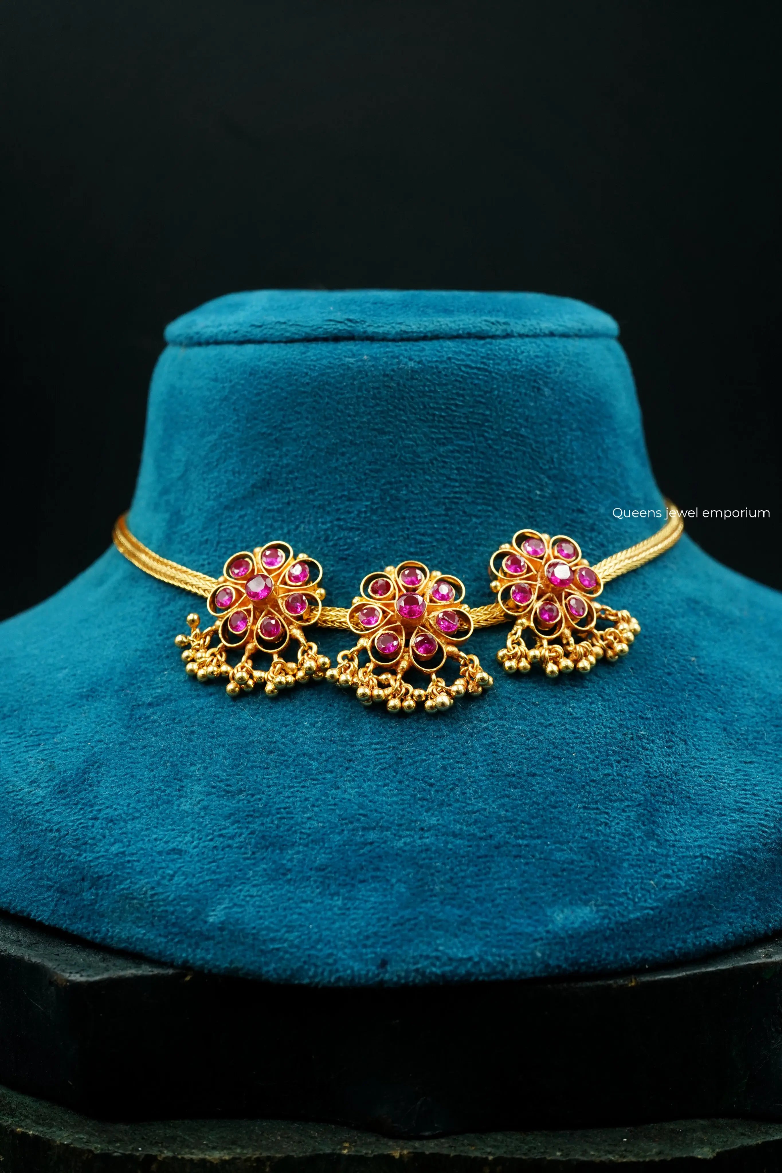DHEEMA RETRO CHOKER - Queens Jewel Emporium