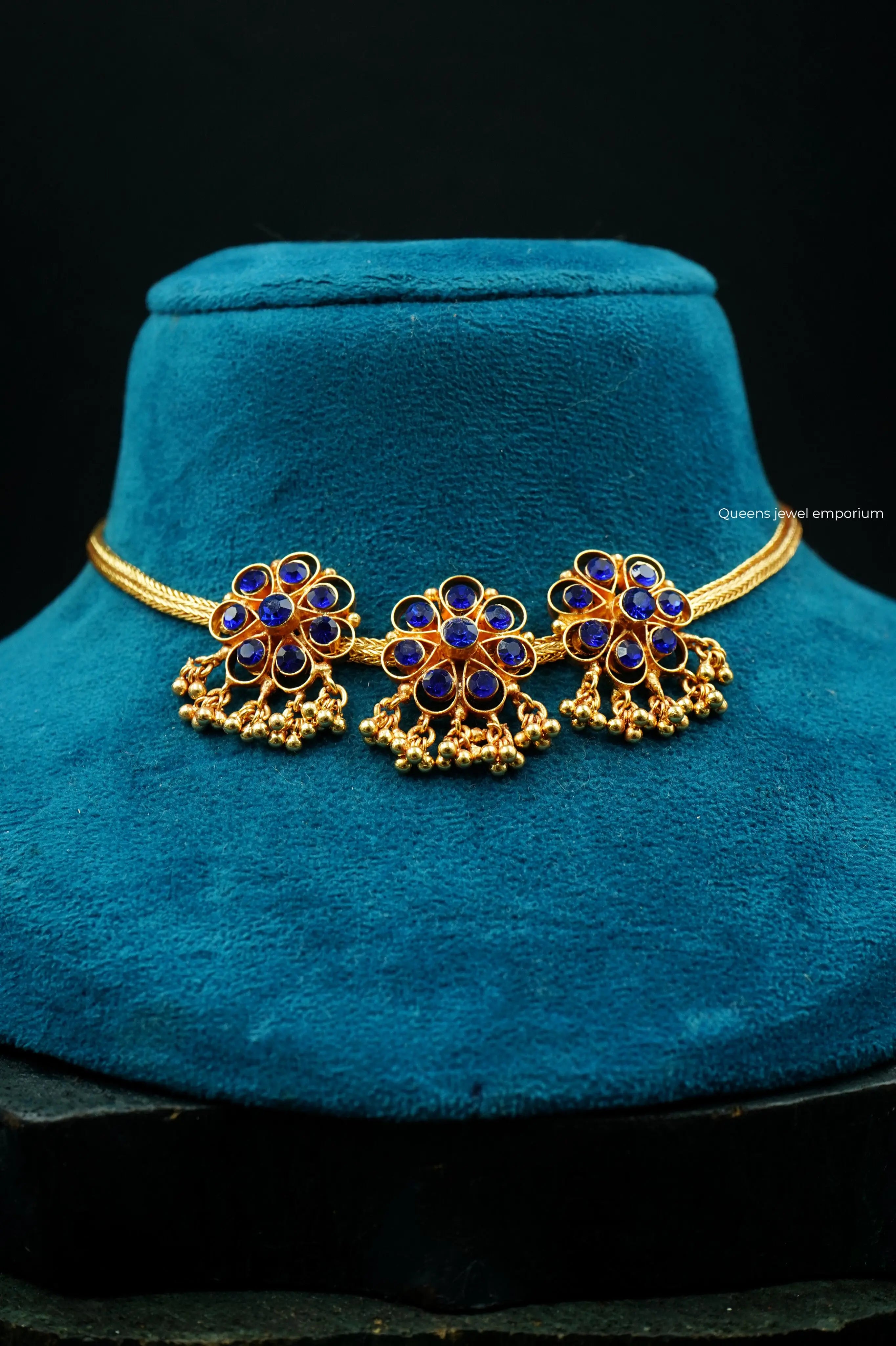 DHEEMA RETRO CHOKER - Queens Jewel Emporium