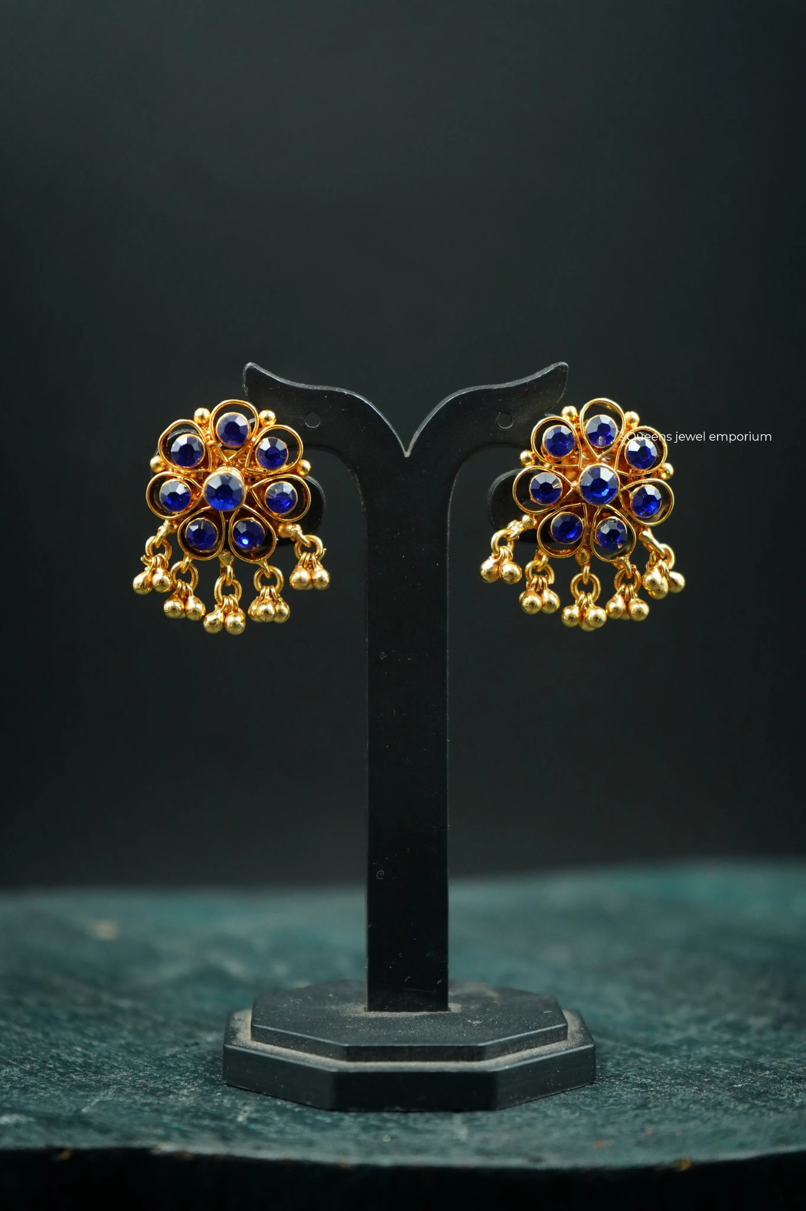 DHEEMA RETRO EARRING - Queens Jewel Emporium