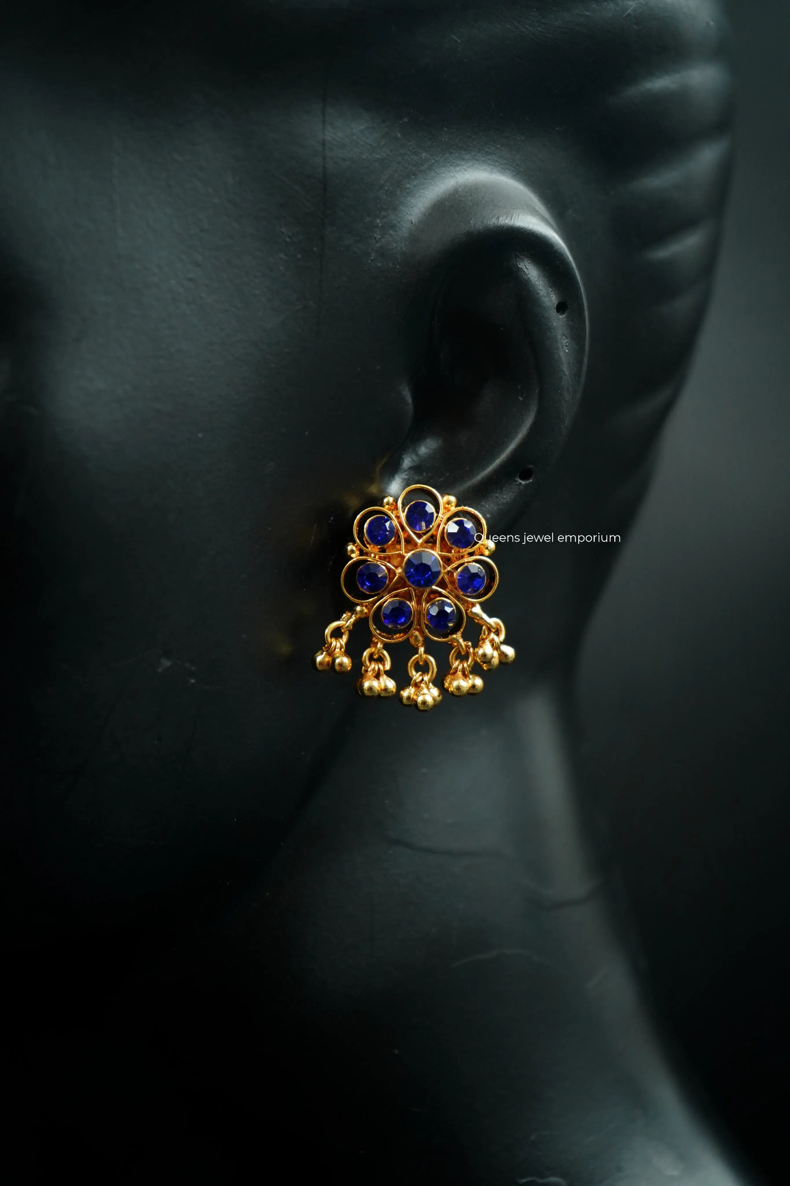 DHEEMA RETRO EARRING - Queens Jewel Emporium