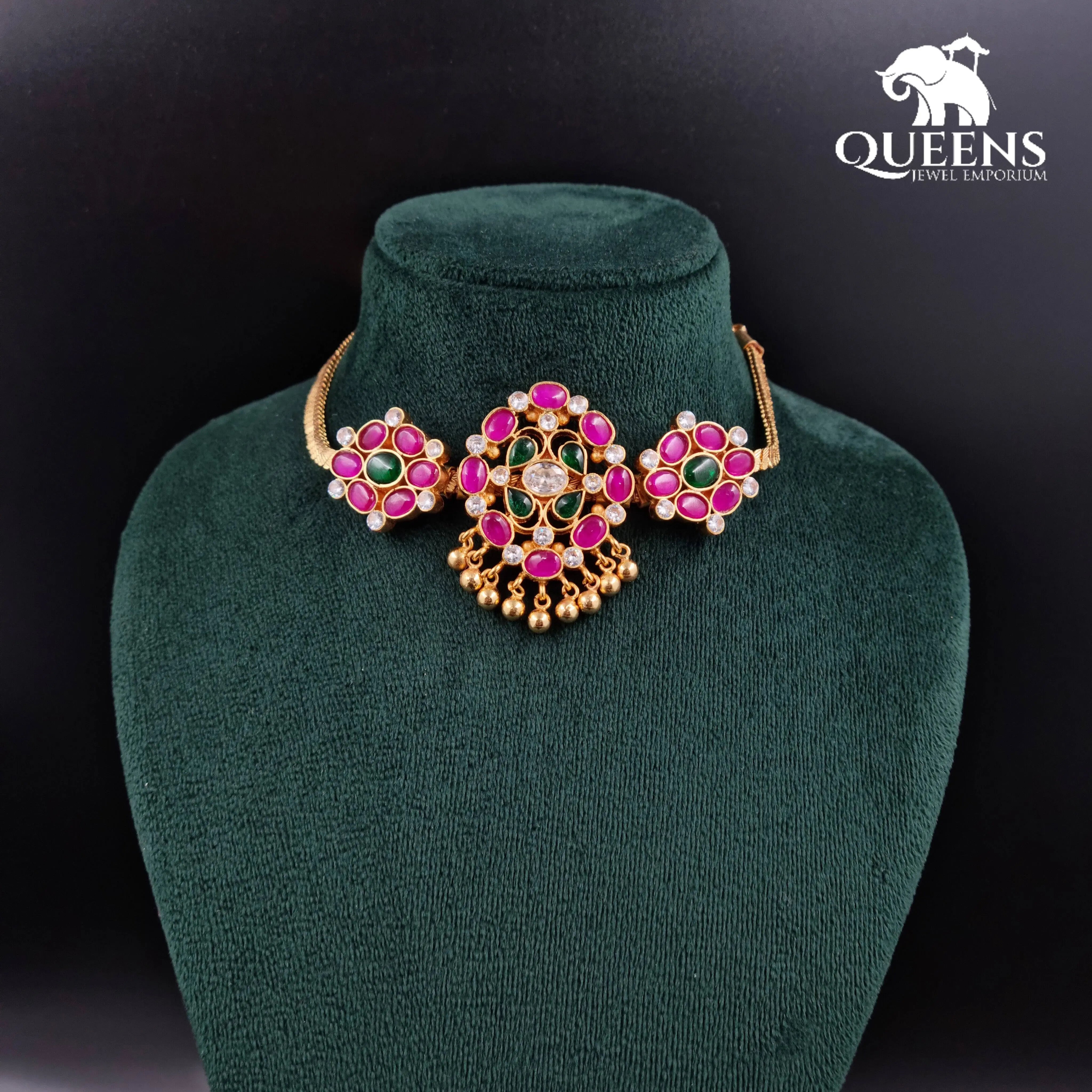 DHEENADHAYA CHOKER - Queens Jewel Emporium