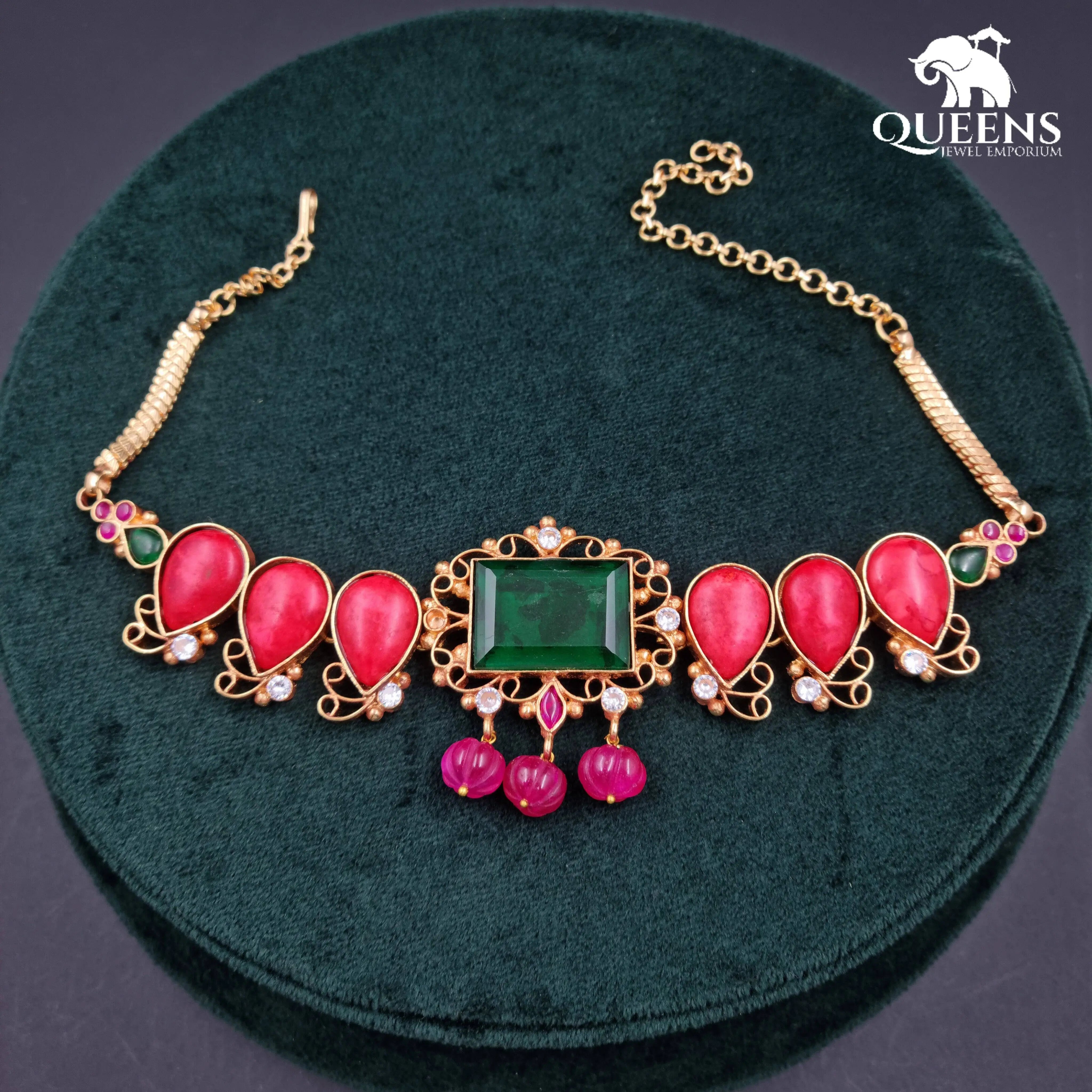 DHIRAVIKA CHOKER - Queens Jewel Emporium