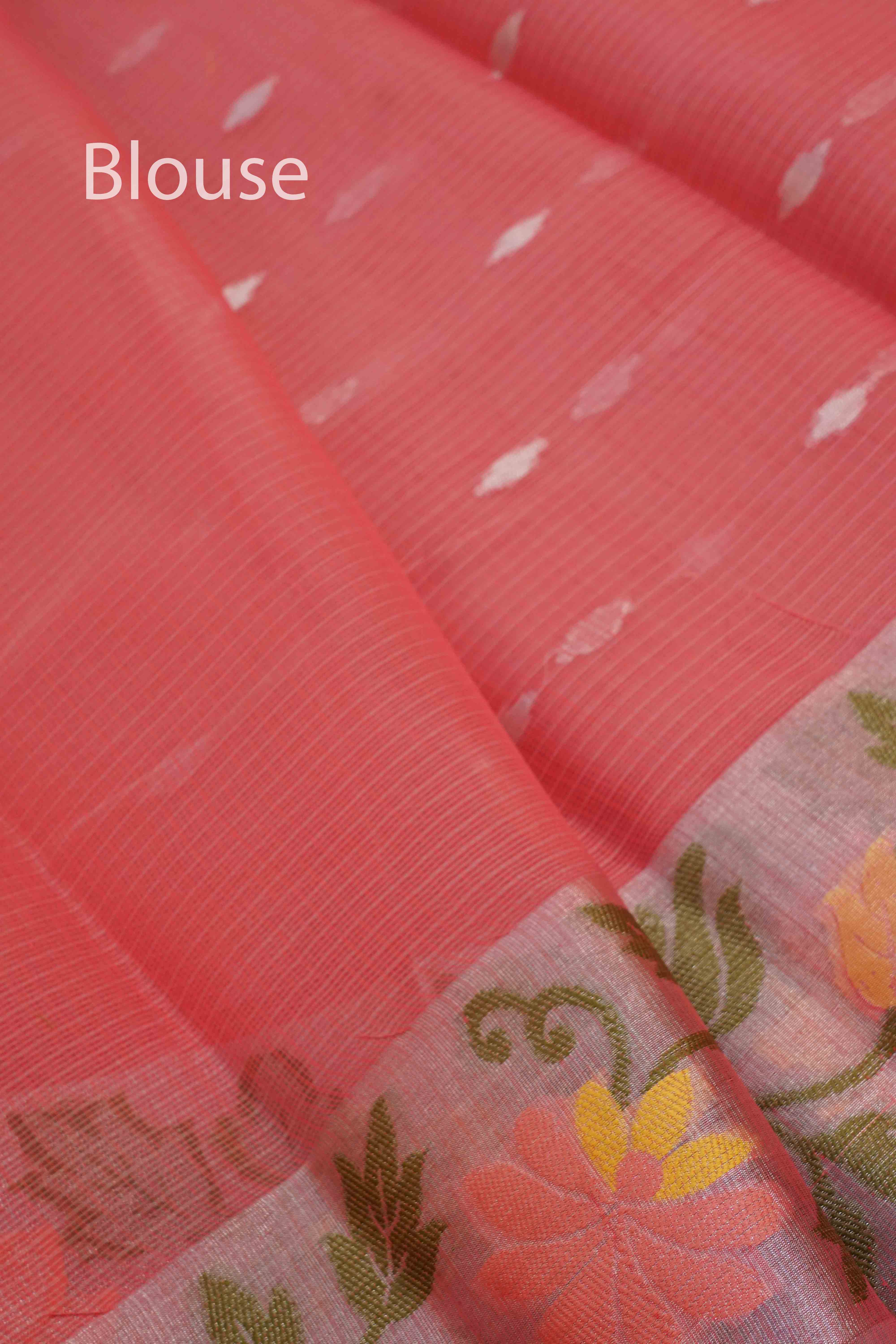 DUSKY PINK  KOTA SILK COTTON - Queens Jewel Emporium