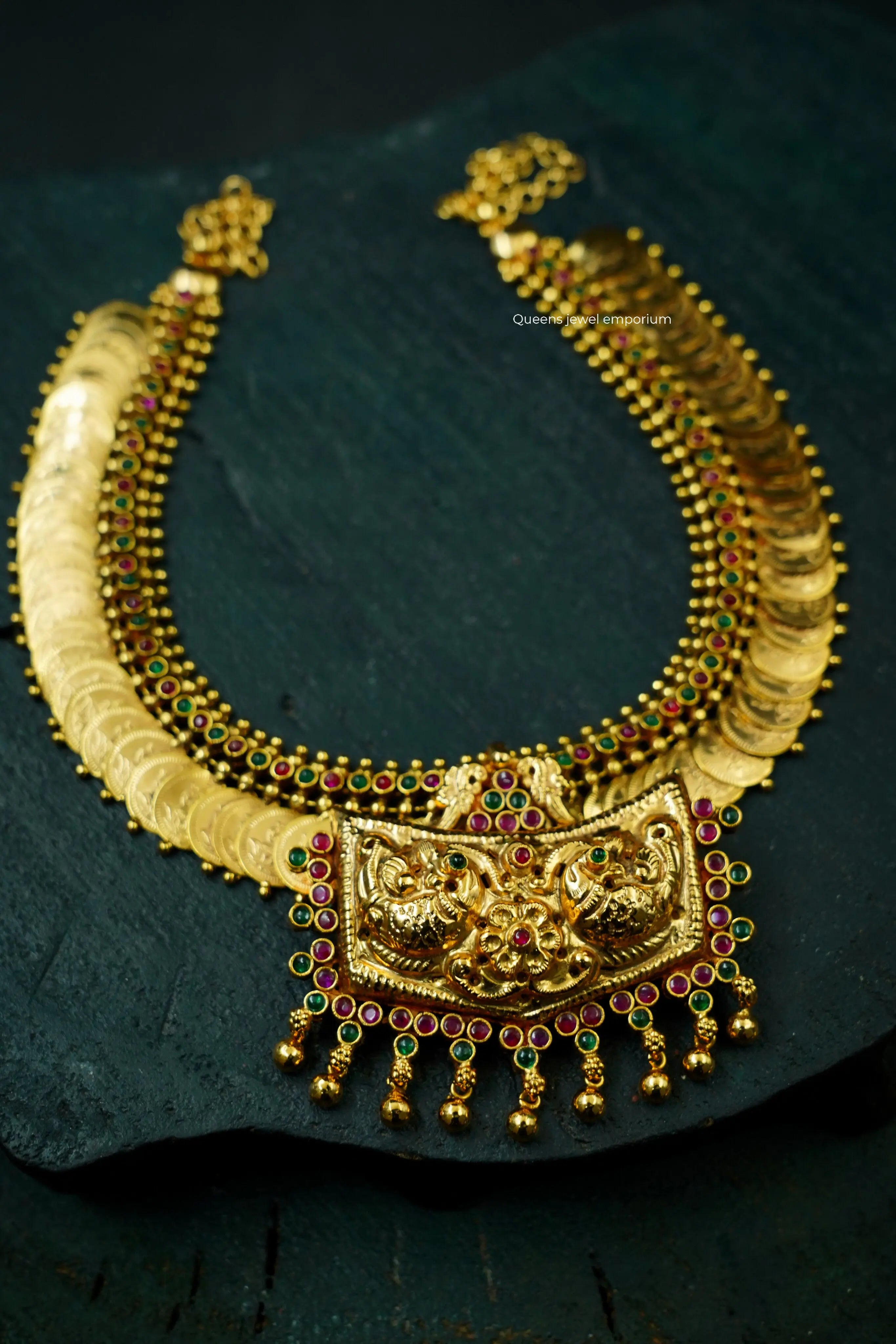 Devangi Kasu Necklace Queens Jewel Emporium