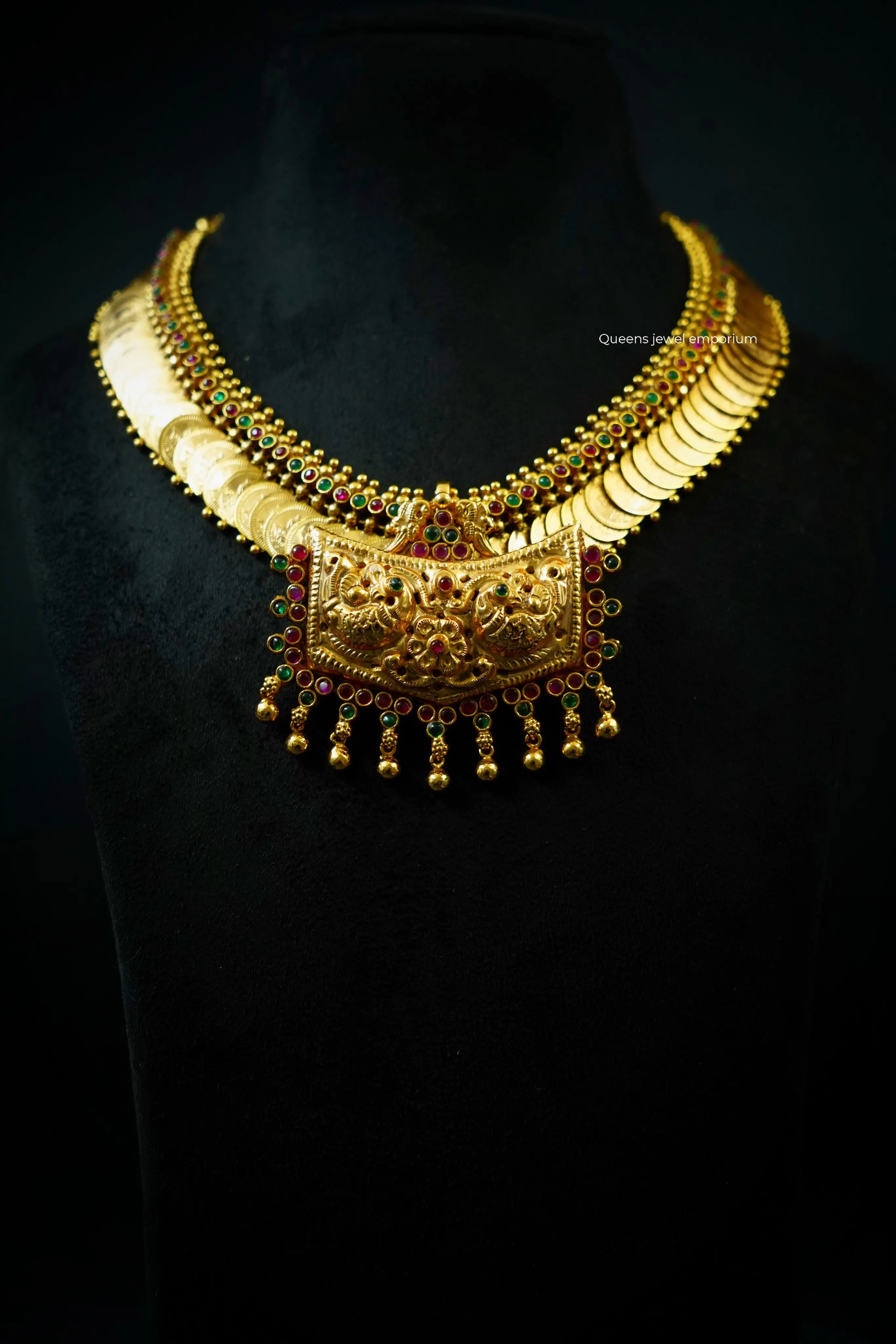 Devangi Kasu Necklace Queens Jewel Emporium