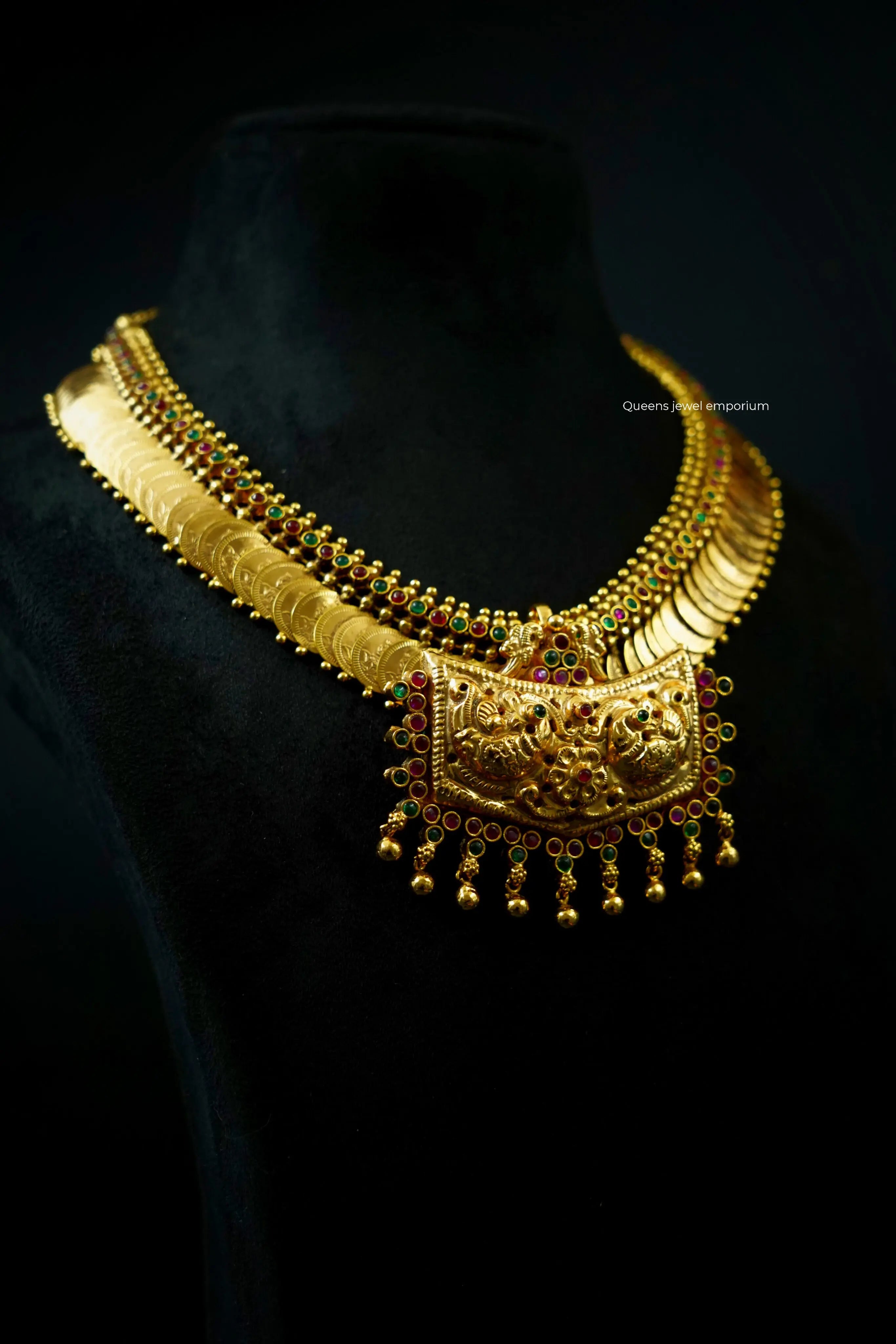 Devangi Kasu Necklace Queens Jewel Emporium