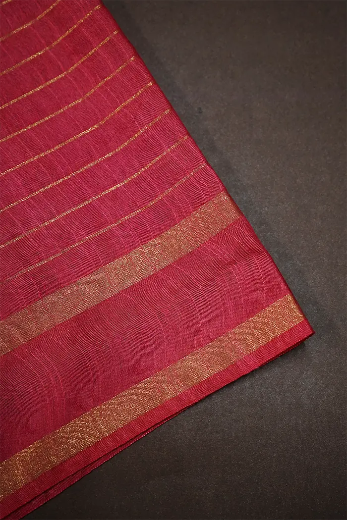 EGYPTIAN BLUE WITH CHECKS SEMI TUSSAR SAREE - Queens Jewel Emporium