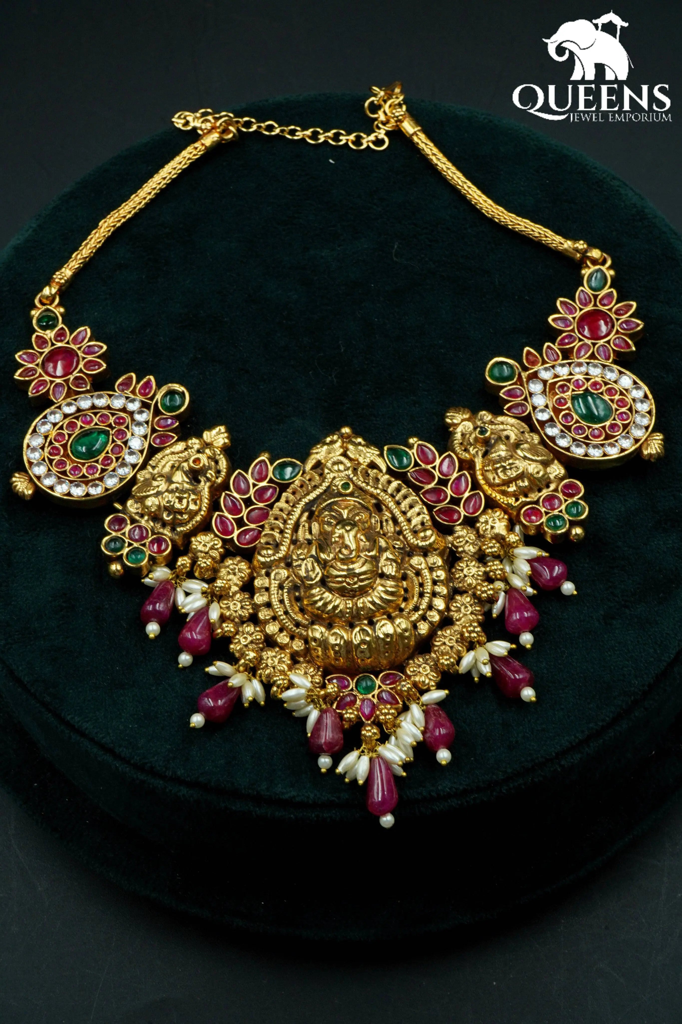 GANESHA NAGAS NECKLACE - Queens Jewel Emporium