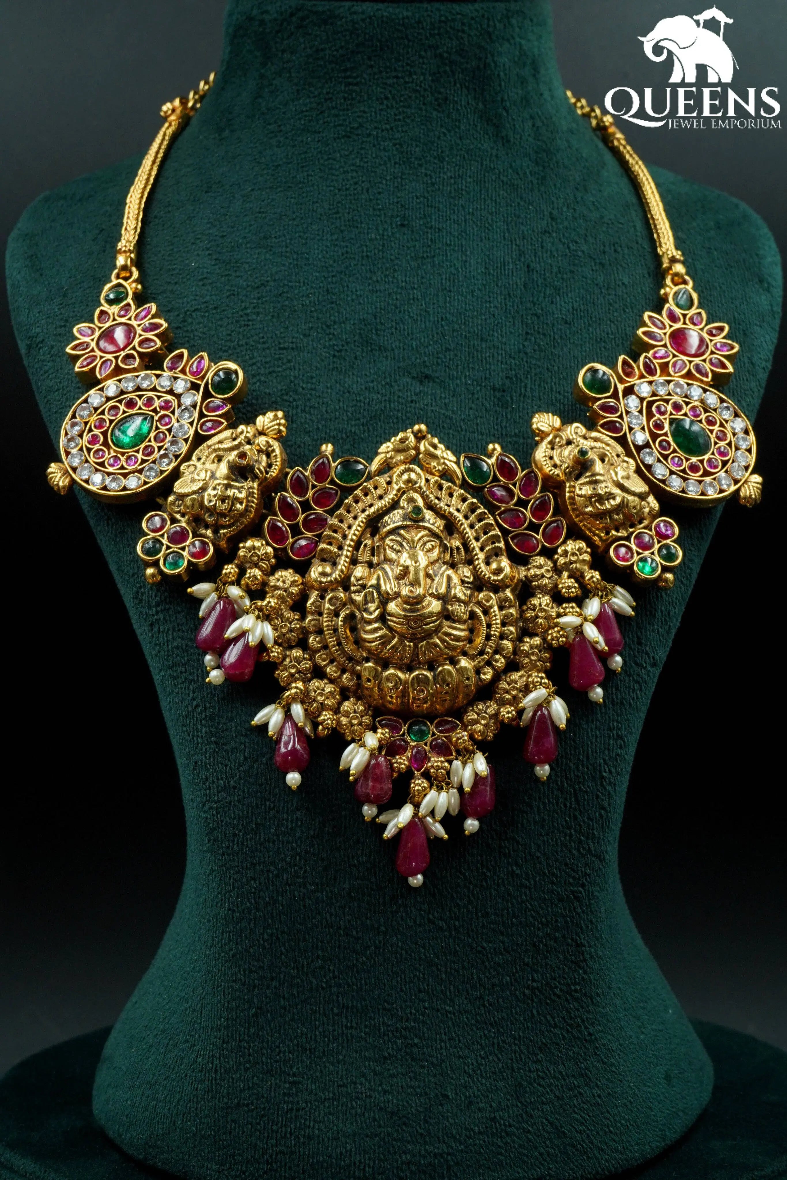 GANESHA NAGAS NECKLACE - Queens Jewel Emporium
