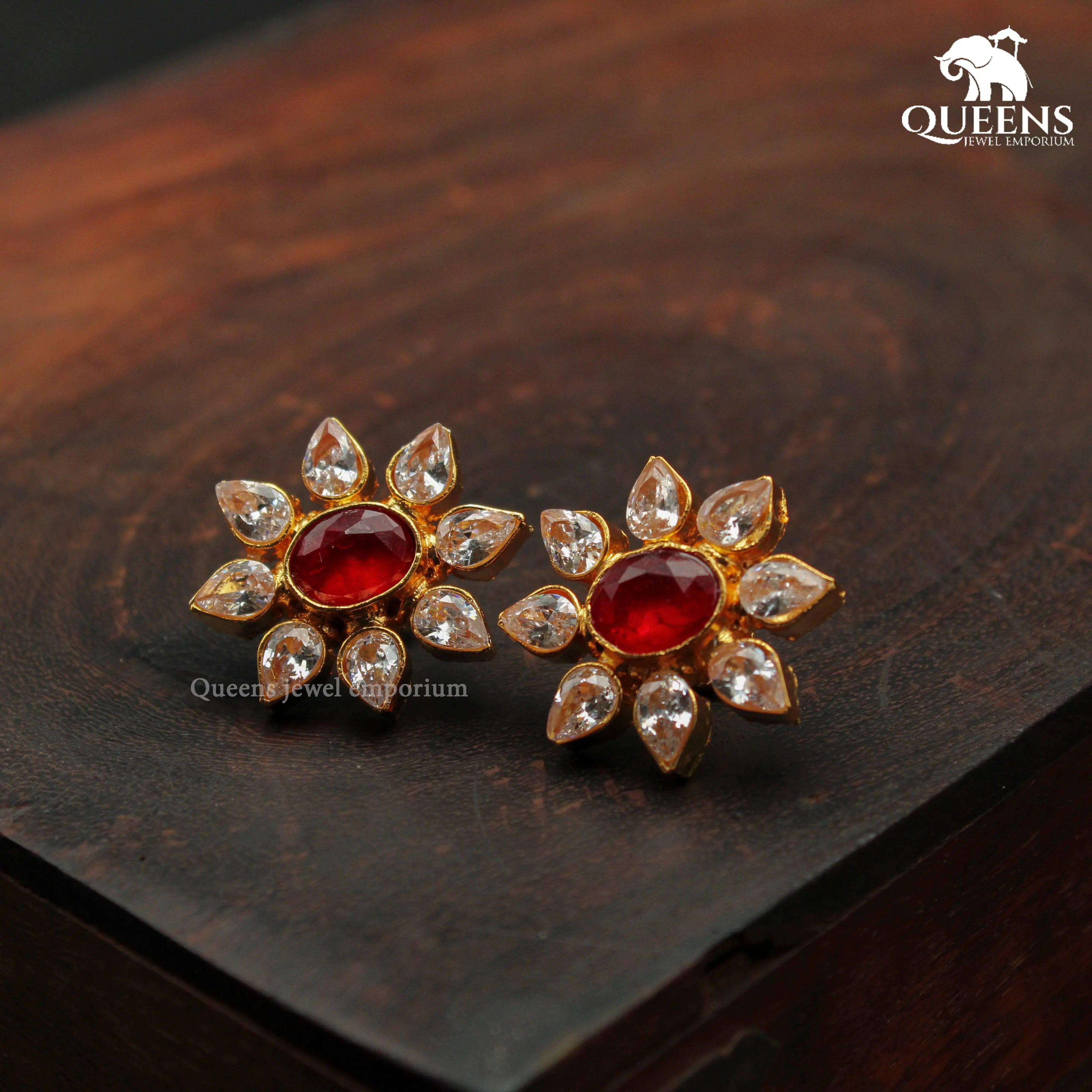 GAURAVYA SIMPLE EARRING - Queens Jewel Emporium