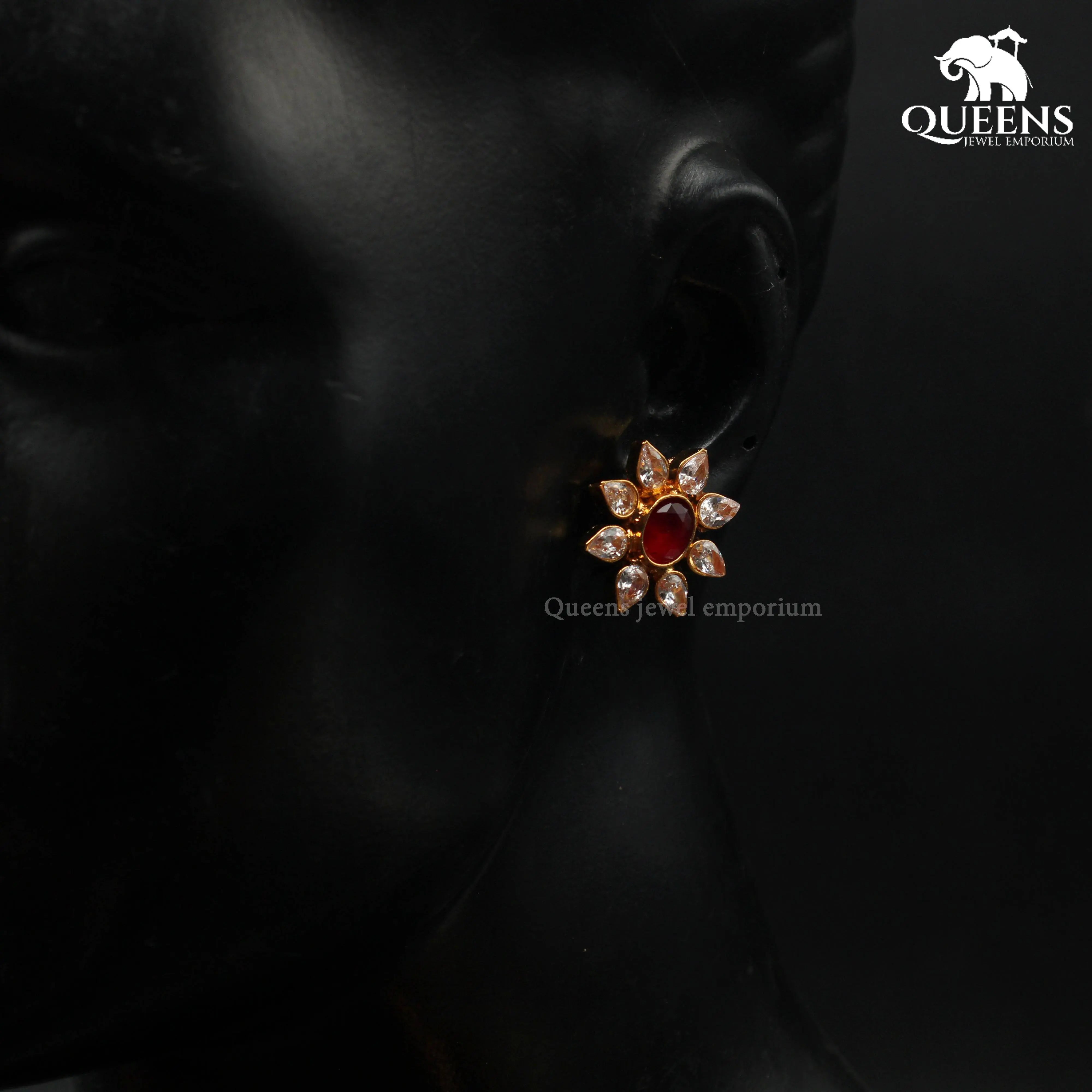 GAURAVYA SIMPLE EARRING - Queens Jewel Emporium