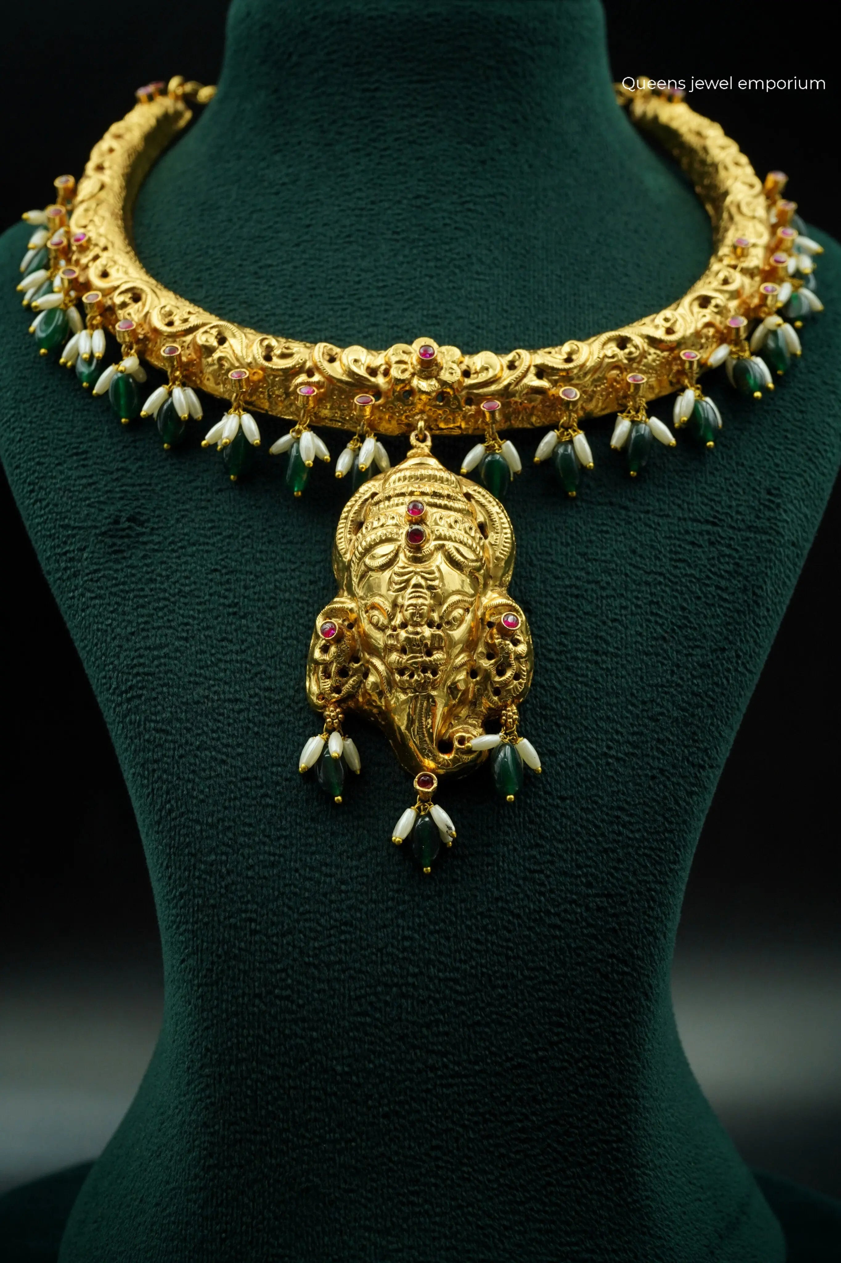 GEJAMOORTHI KANTI NECKLACE - Queens Jewel Emporium