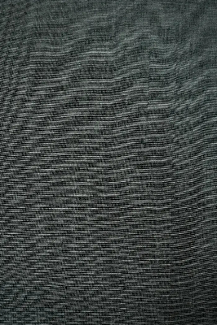 GLACIER GREY WITH BLACK BORDER  NARAYANPET COTTON SAREE - Queens Jewel Emporium