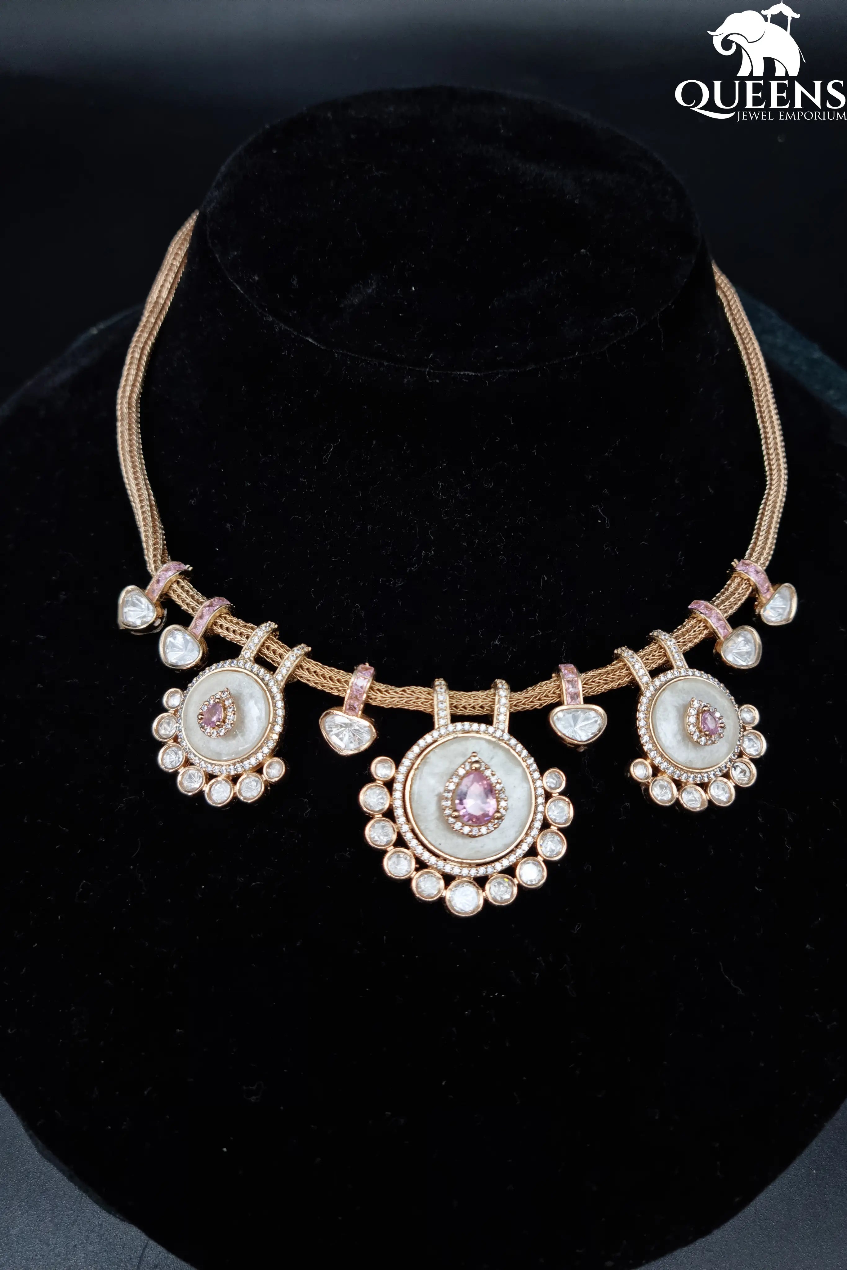 GOSHAL KUNDAN NECKLACE - Queens Jewel Emporium