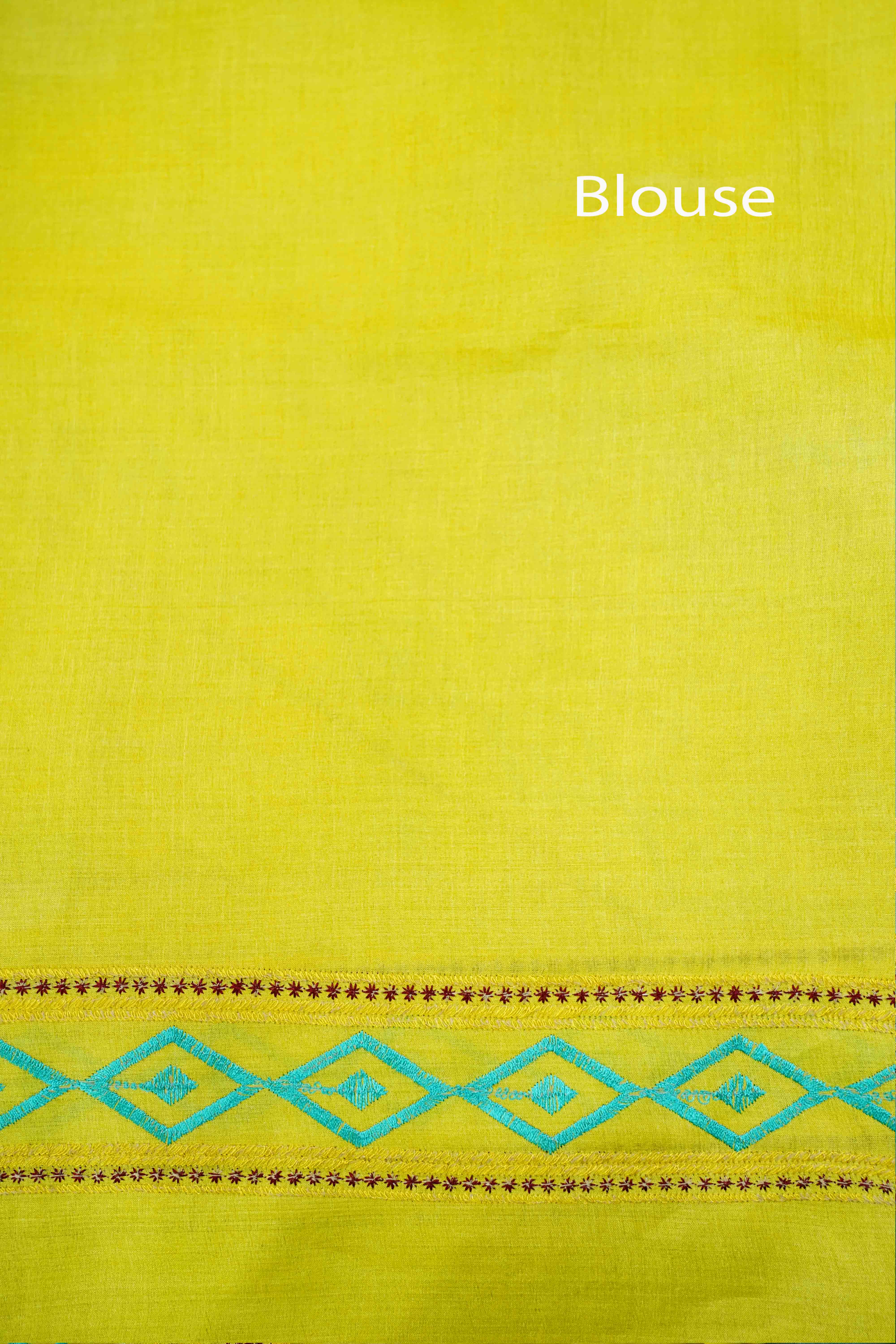 GREENY BLUE OLIVE YELLOW WITH  PURE TUSSAR SILK SAREE - Queens Jewel Emporium
