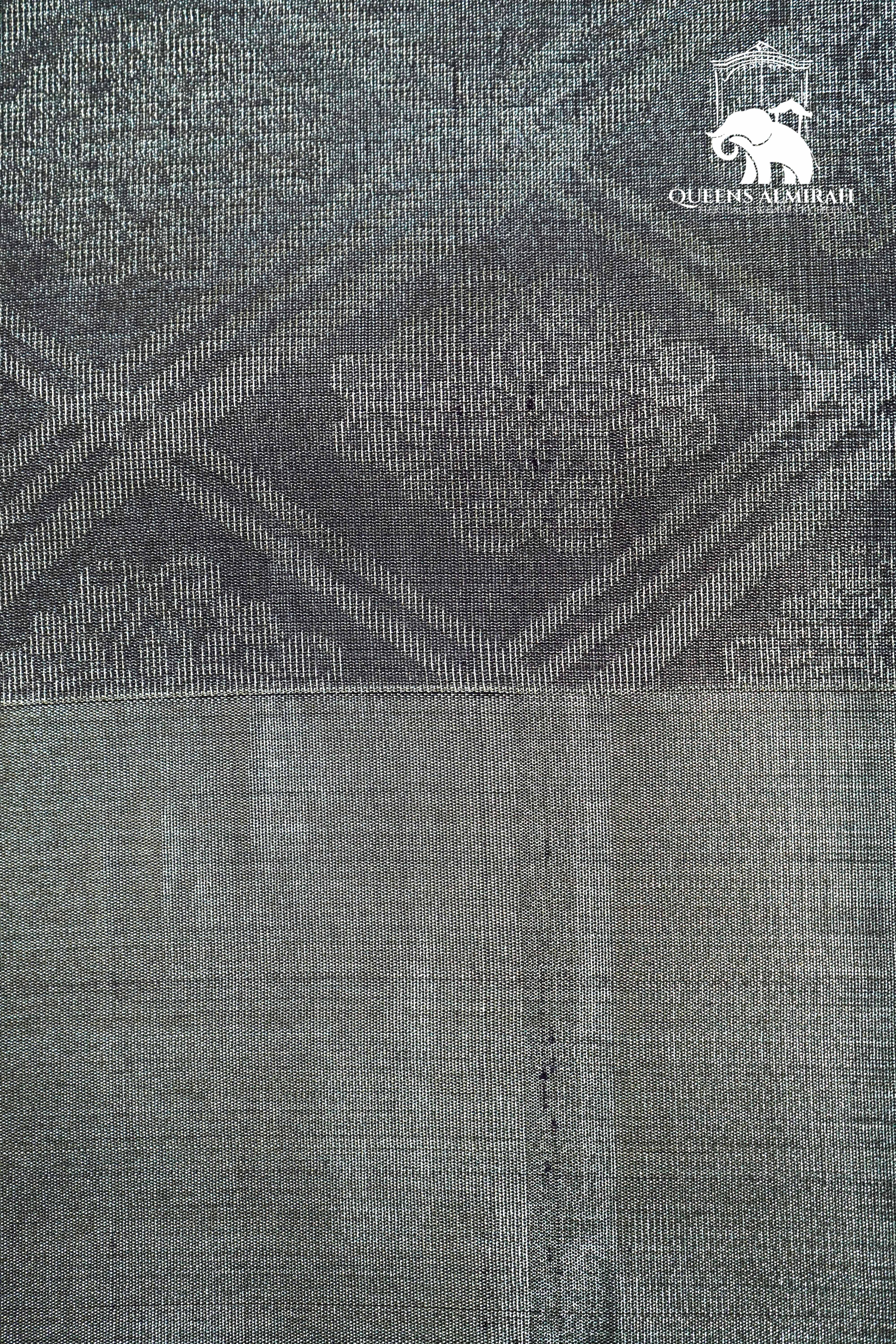 GREY WITH TISSUE BORDER SOFT SILK SAREE - Queens Jewel Emporium