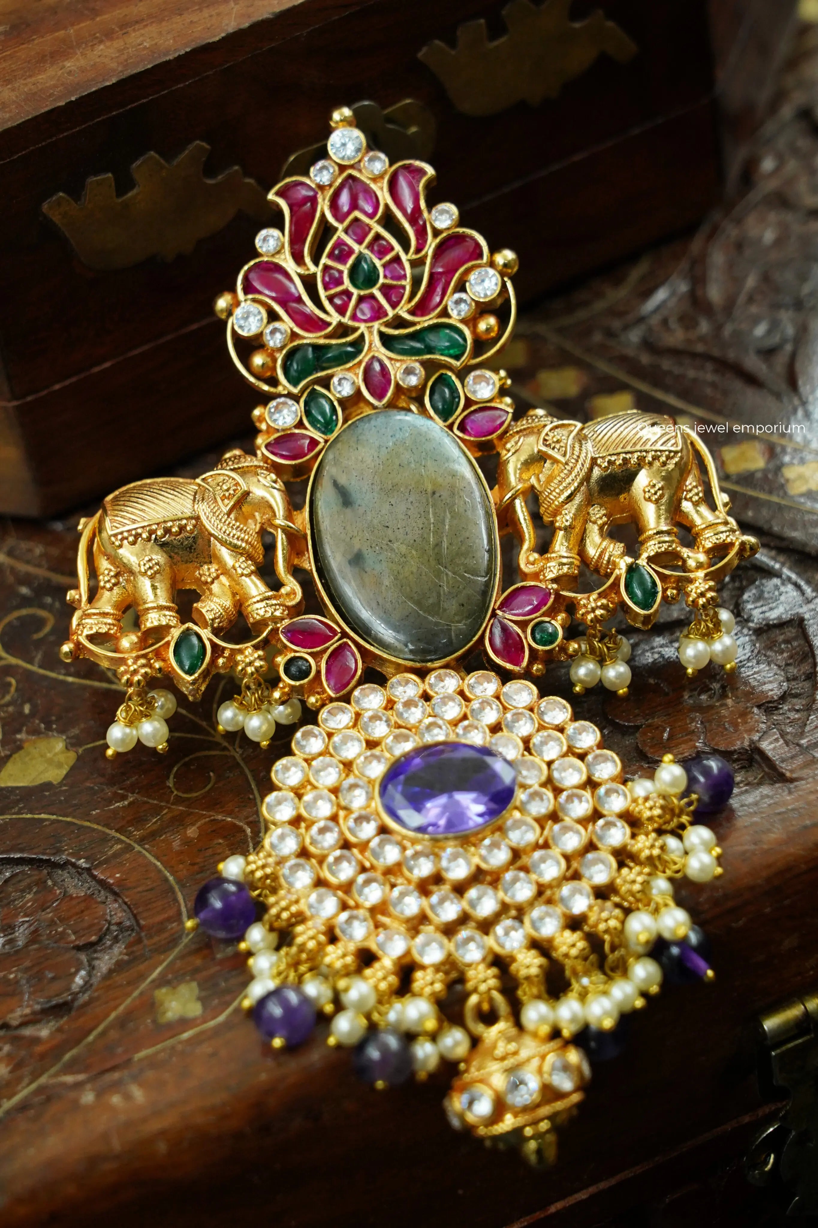 Gajamukhan Pendant - Queens Jewel Emporium