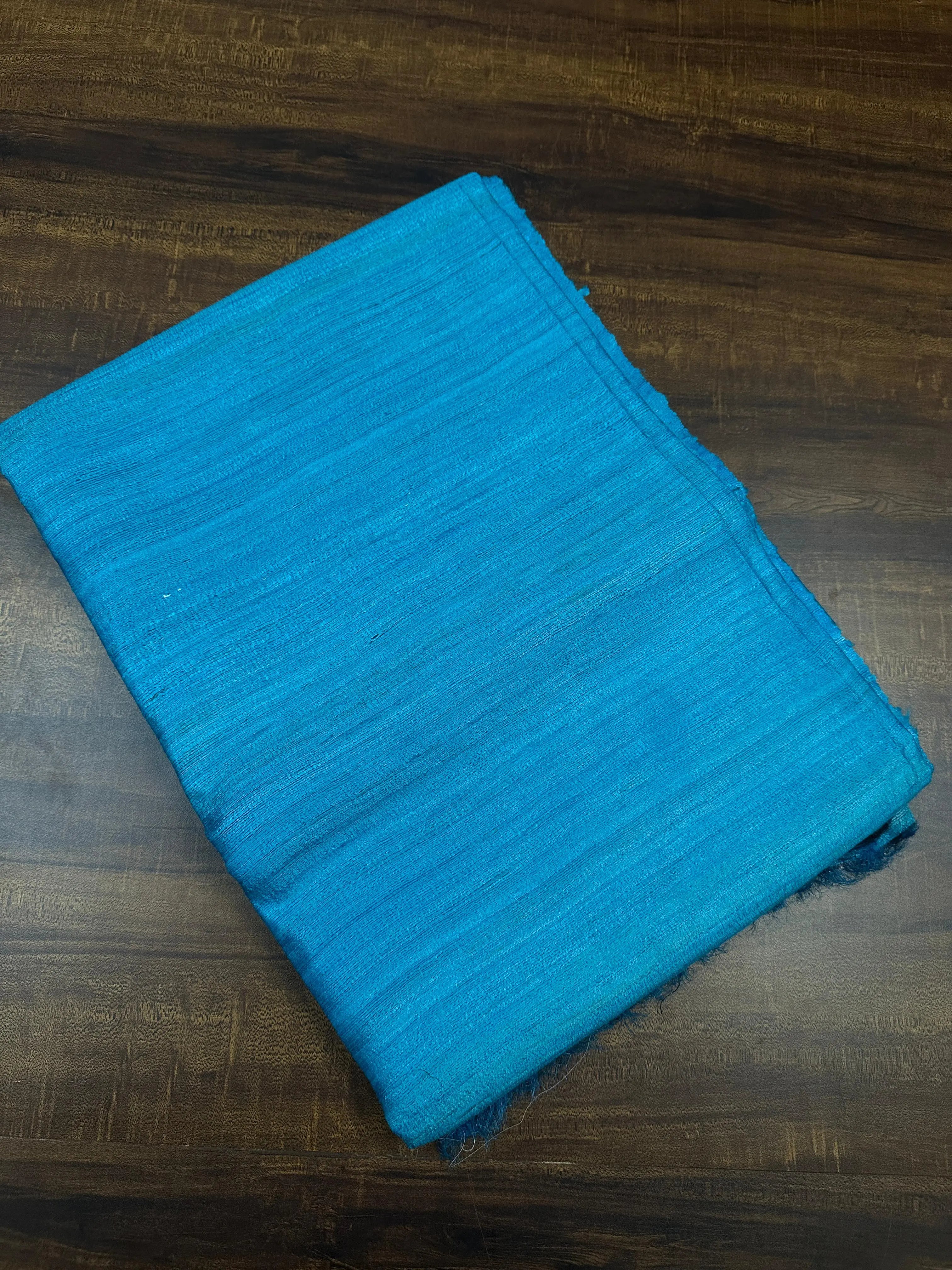 Grey Purple Pure Tussar Silk Saree - Queens Jewel Emporium
