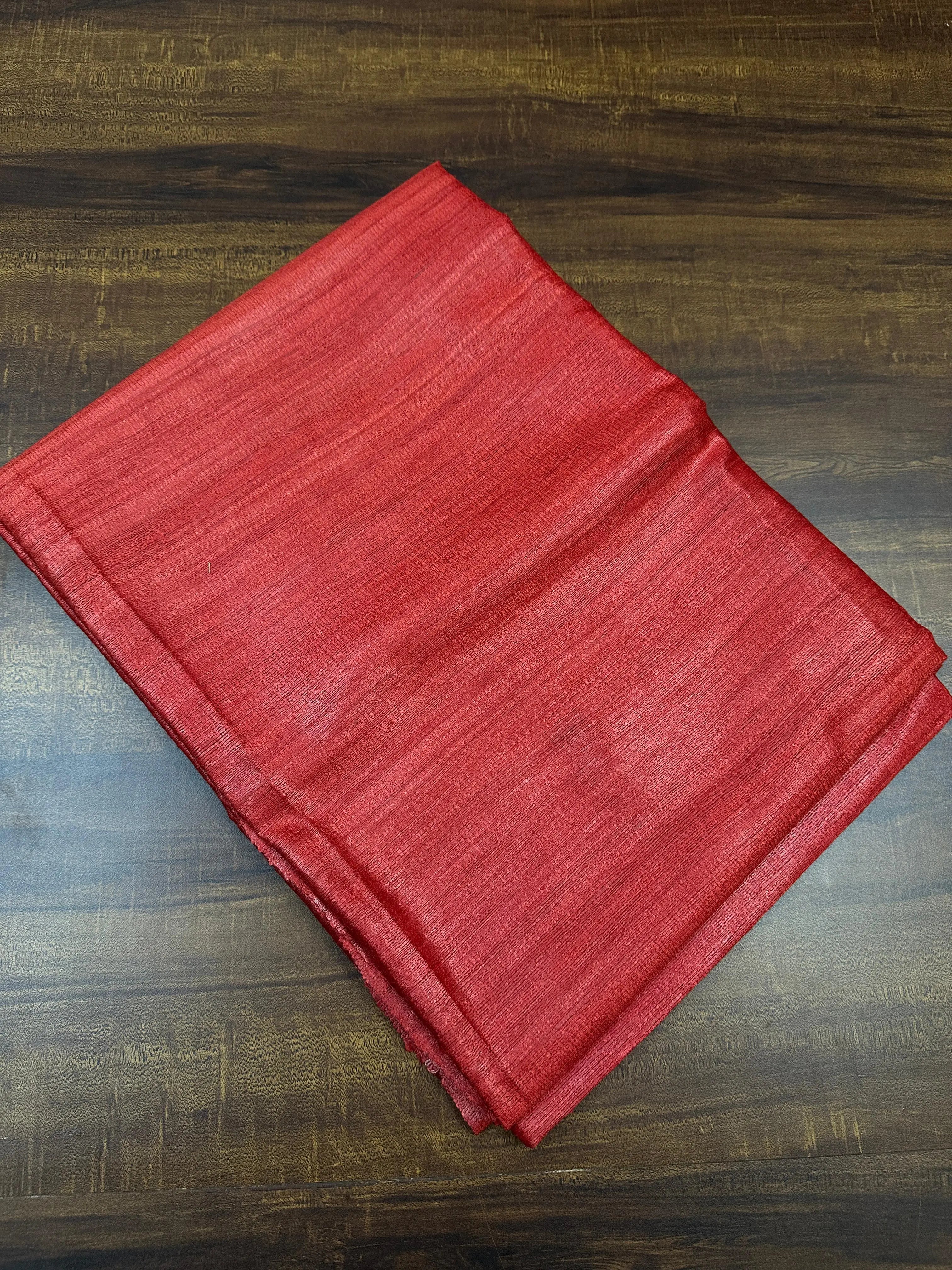 Grey Purple Pure Tussar Silk Saree - Queens Jewel Emporium