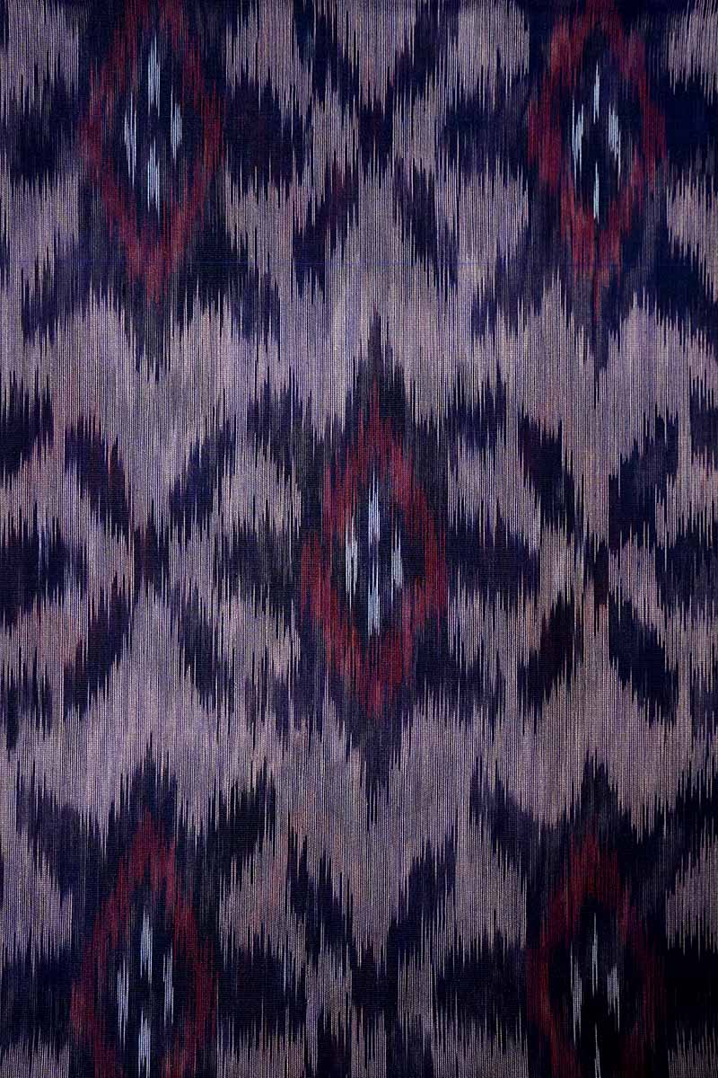 PURE SILK COTTON SAREE- GREYISH PURPLE WITH WINE - Queens Jewel Emporium