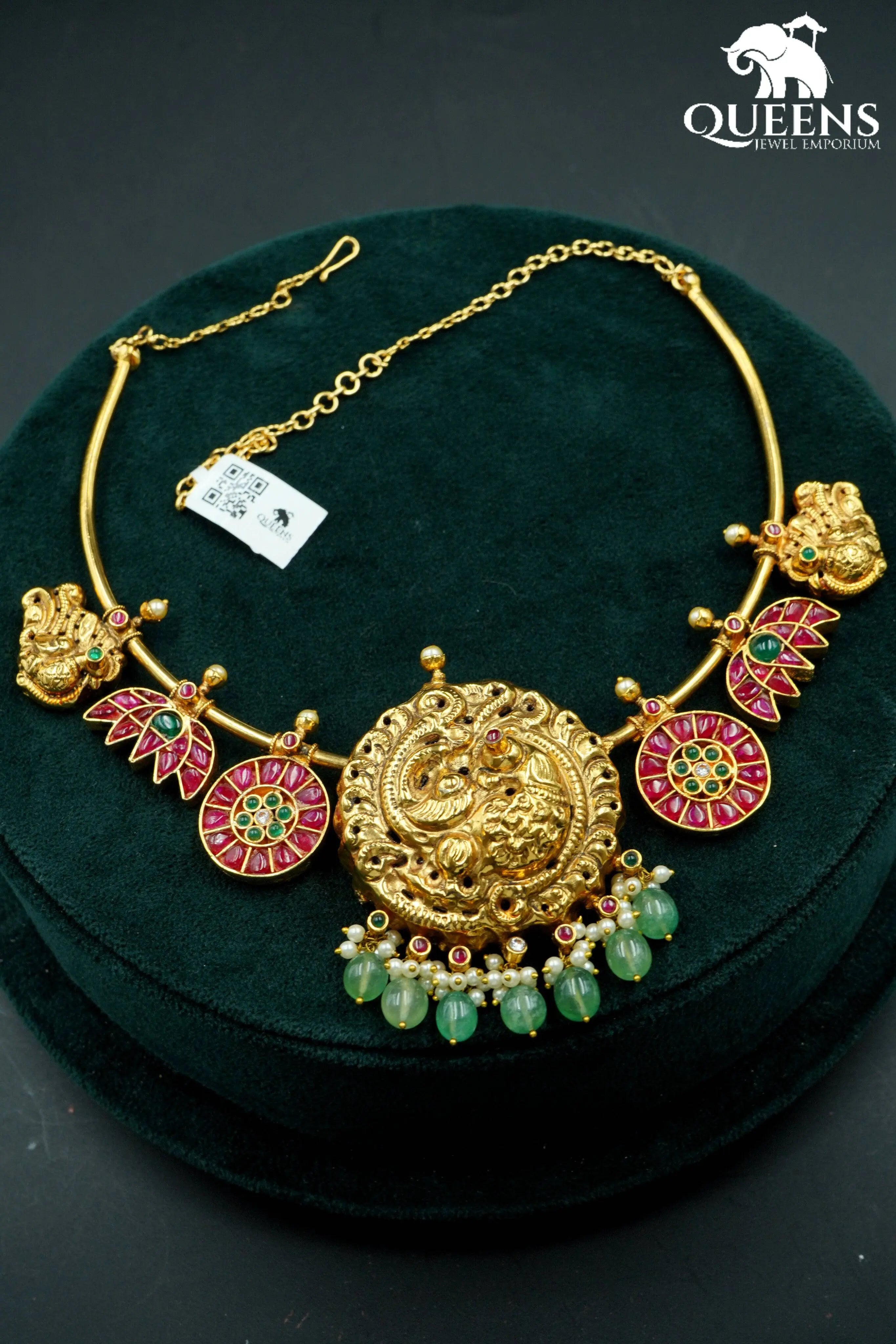 HAMSA HASLI NECKLACE - Queens Jewel Emporium
