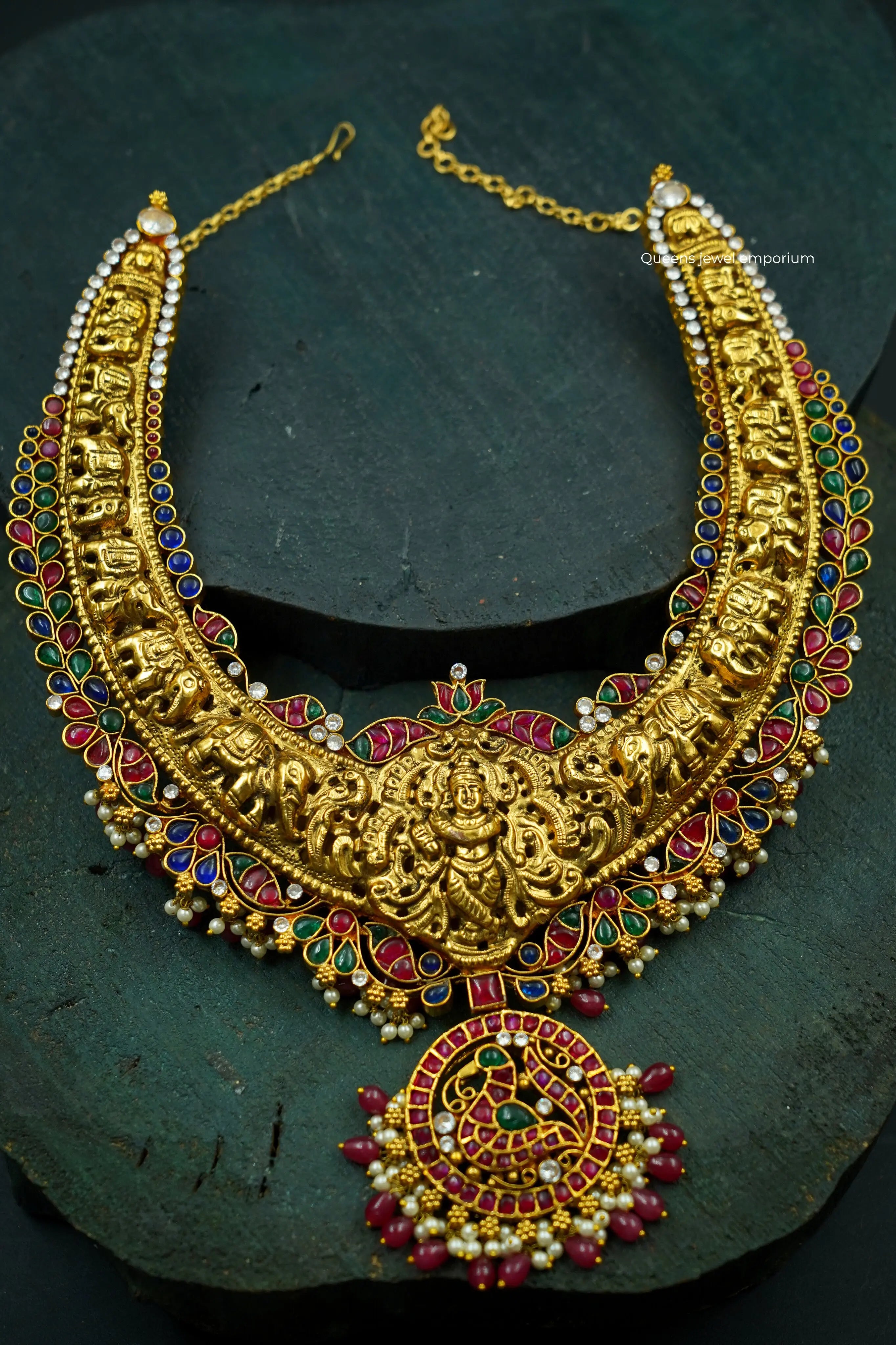HAMSAVENI KANTI NECKLACE - Queens Jewel Emporium