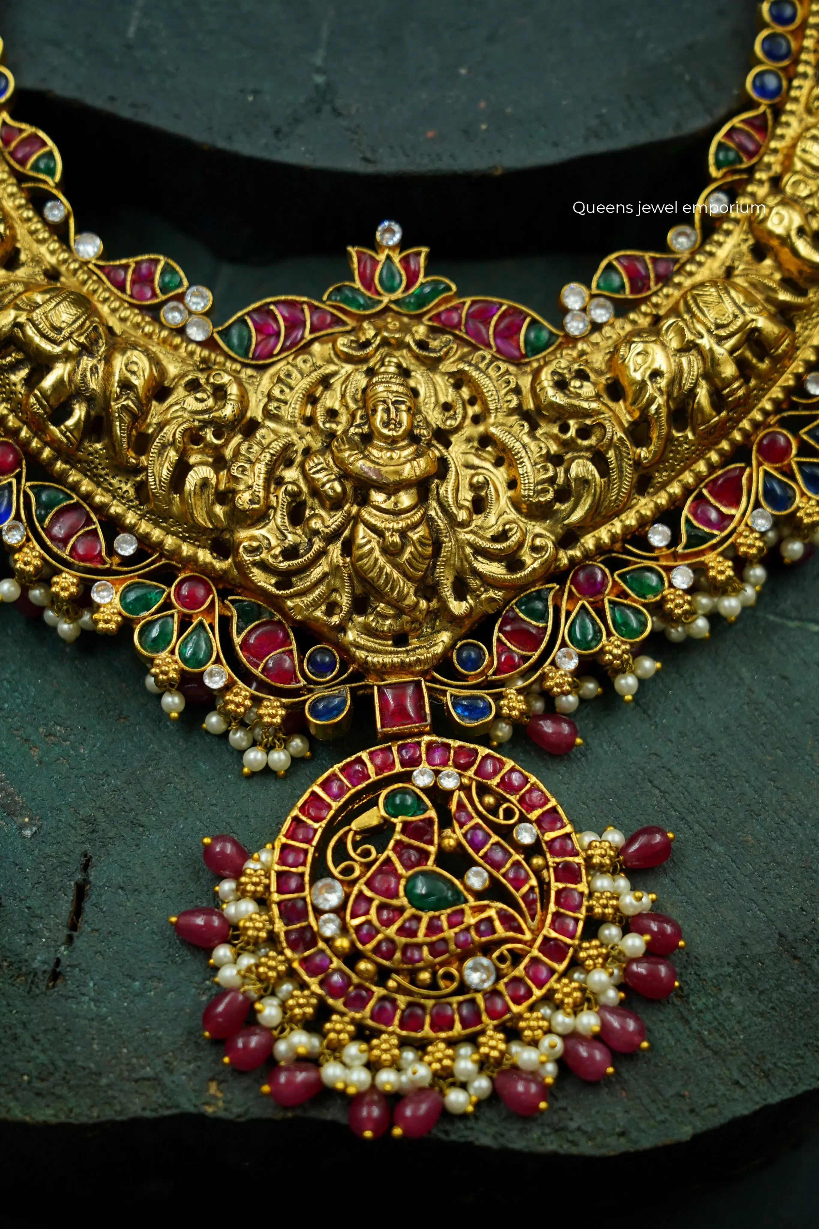 HAMSAVENI KANTI NECKLACE - Queens Jewel Emporium