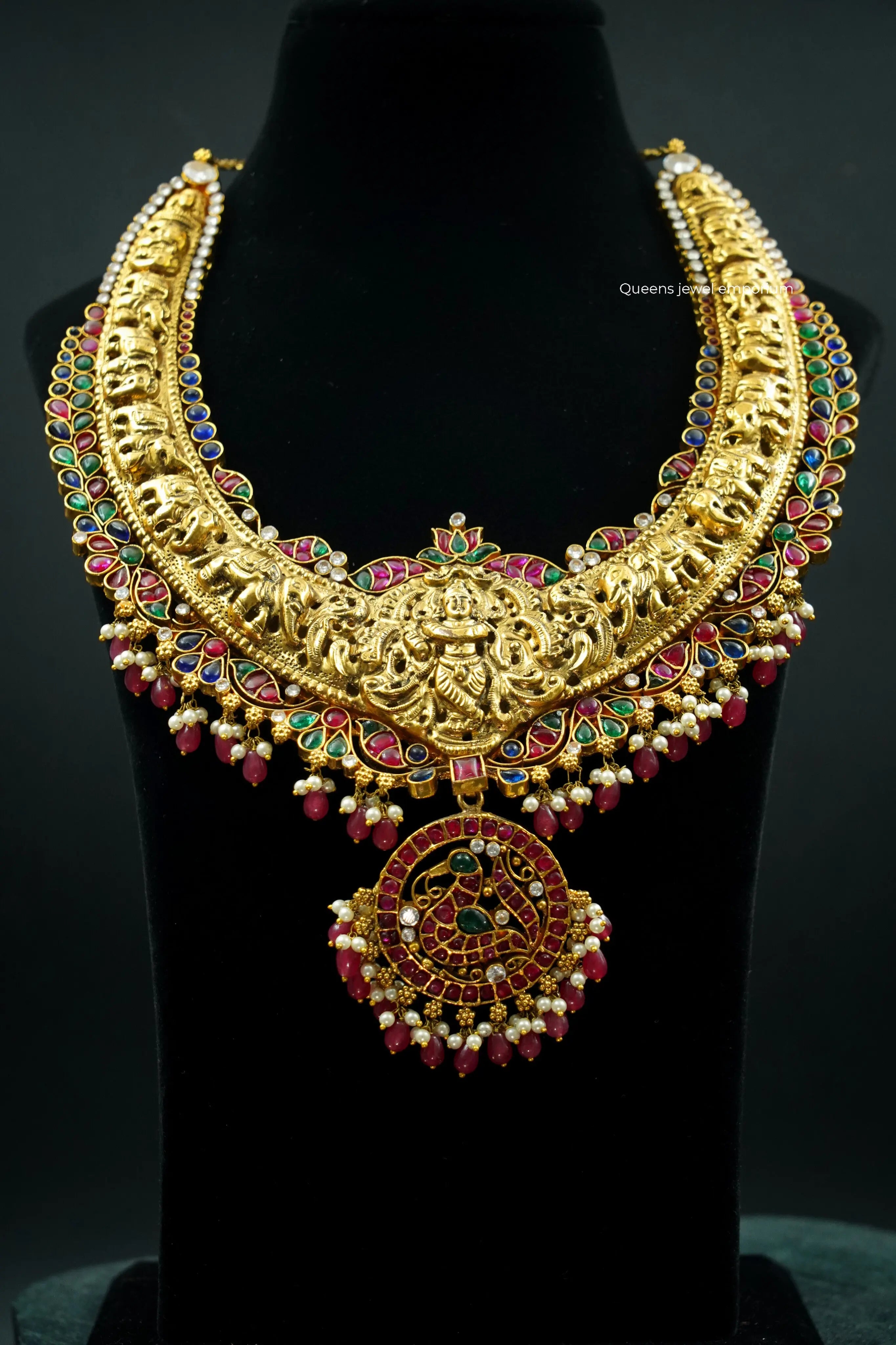 HAMSAVENI KANTI NECKLACE - Queens Jewel Emporium