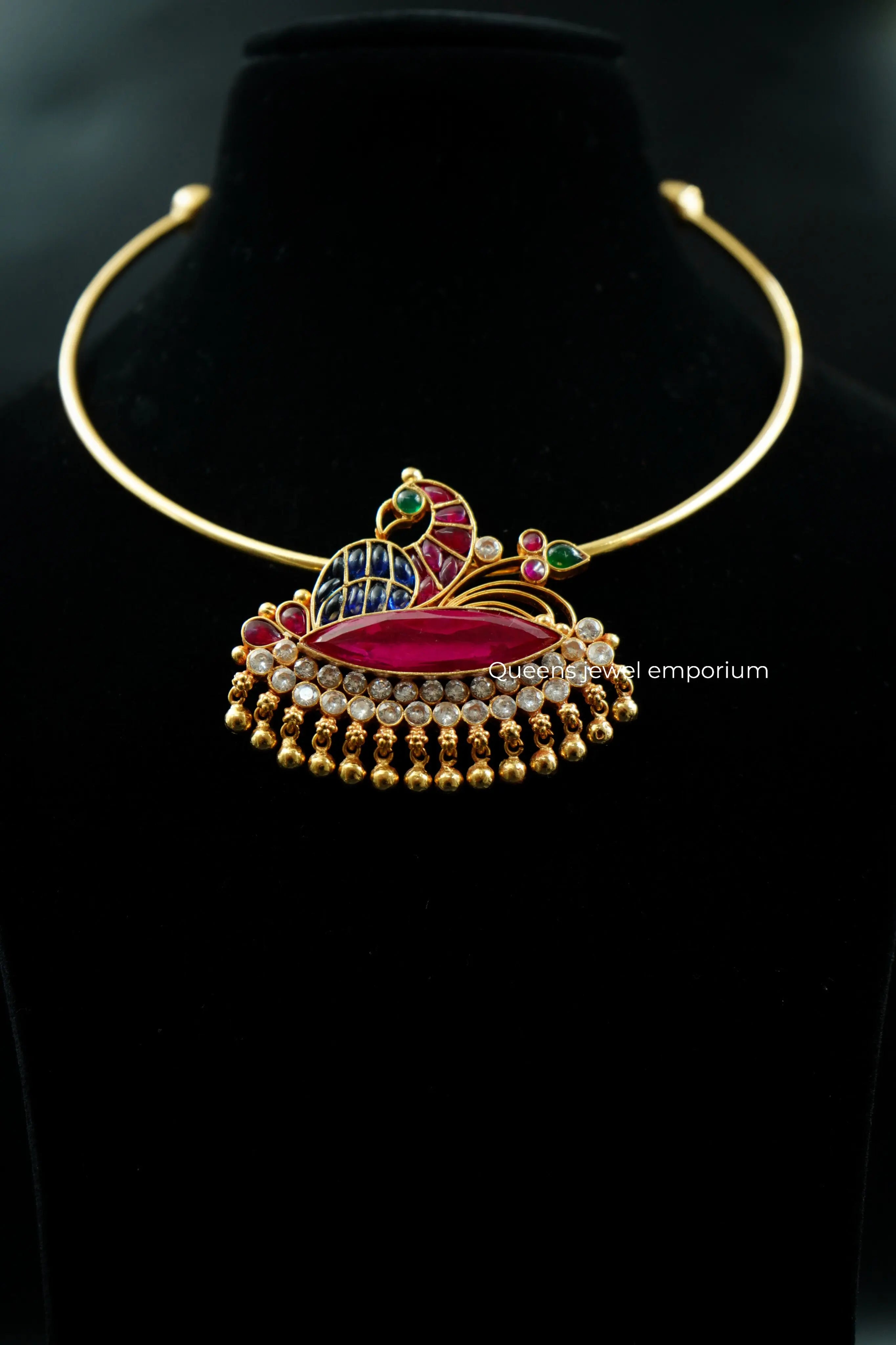 HARSHIKA KEMP PENDANT - Queens Jewel Emporium