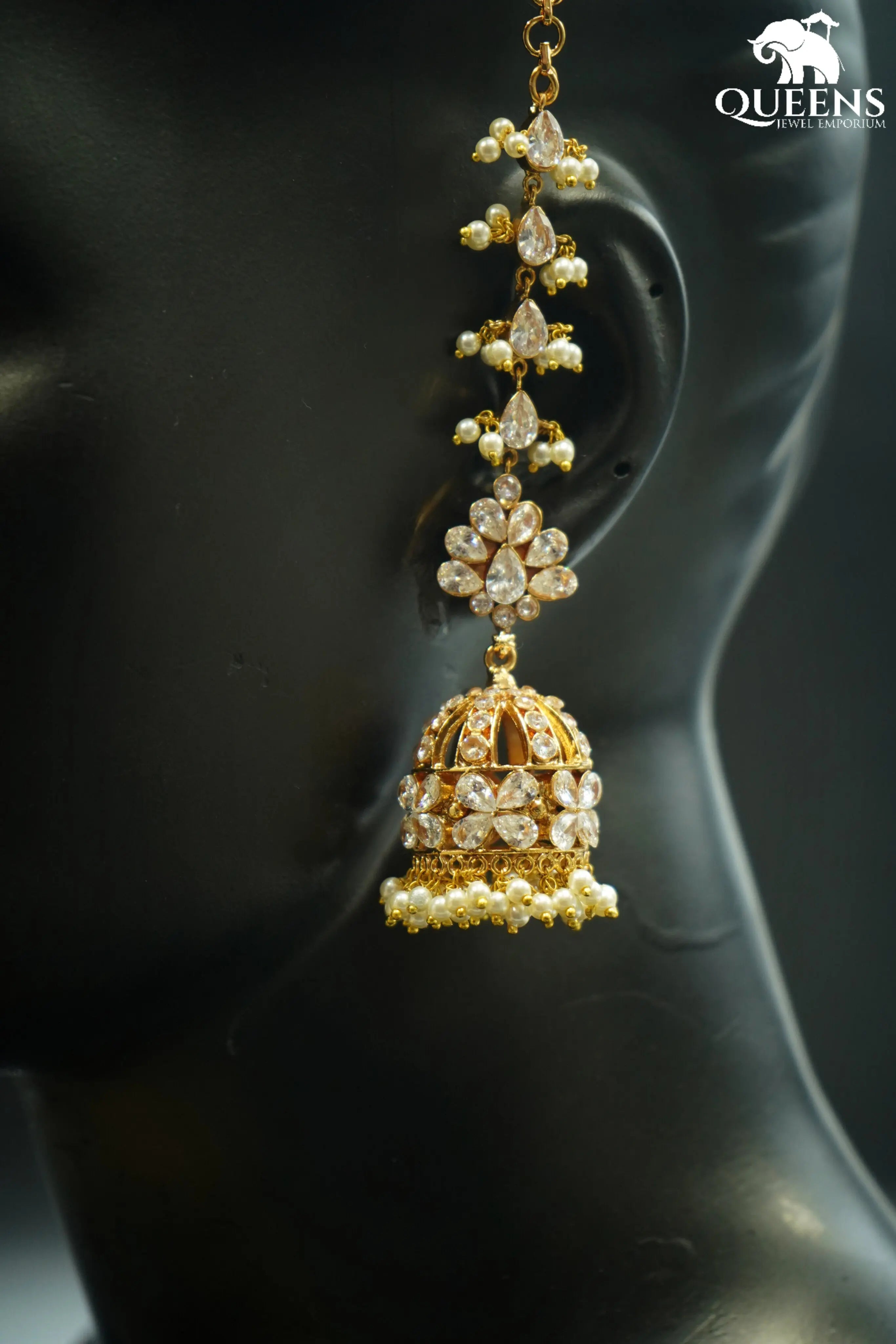 HEERA JHUMKA - Queens Jewel Emporium